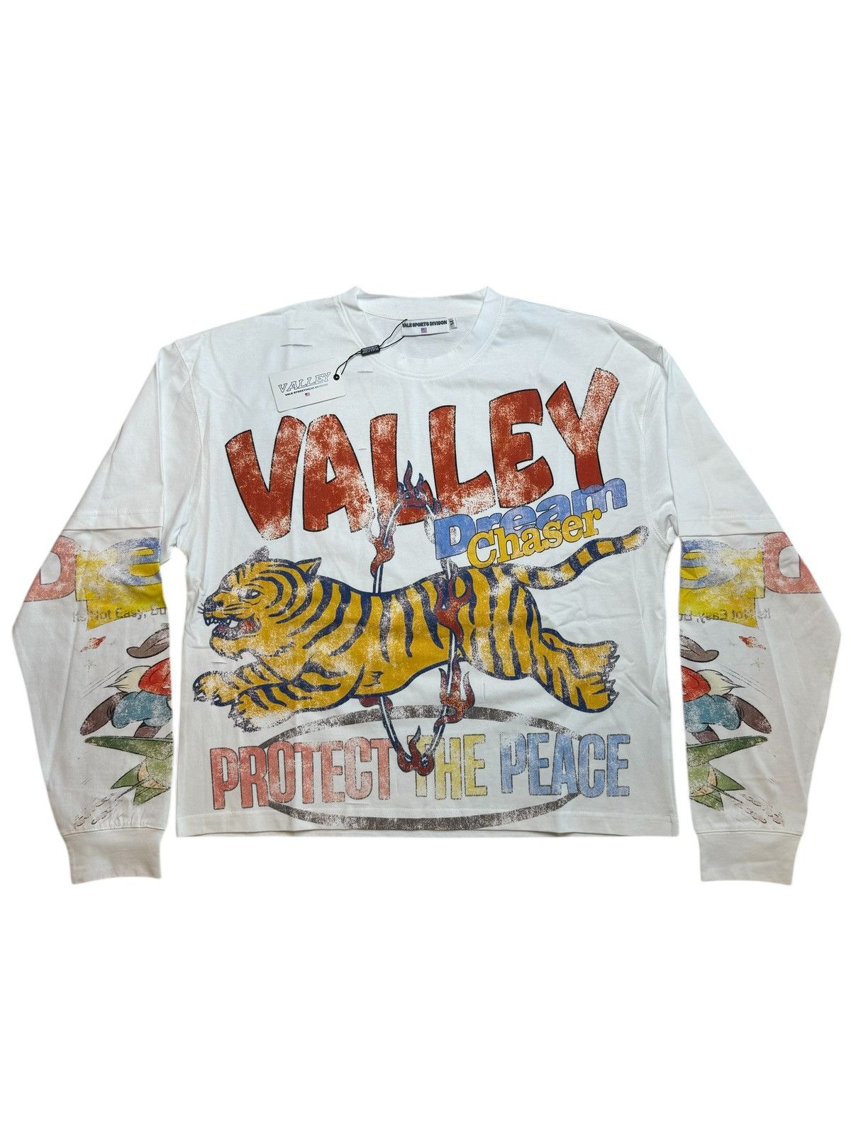 COMPAGNO☆VALIANT TIGER LONG SLEEVE TEE Long Sleeve V-neck Tiger Stripe – Ginger Dynamics
