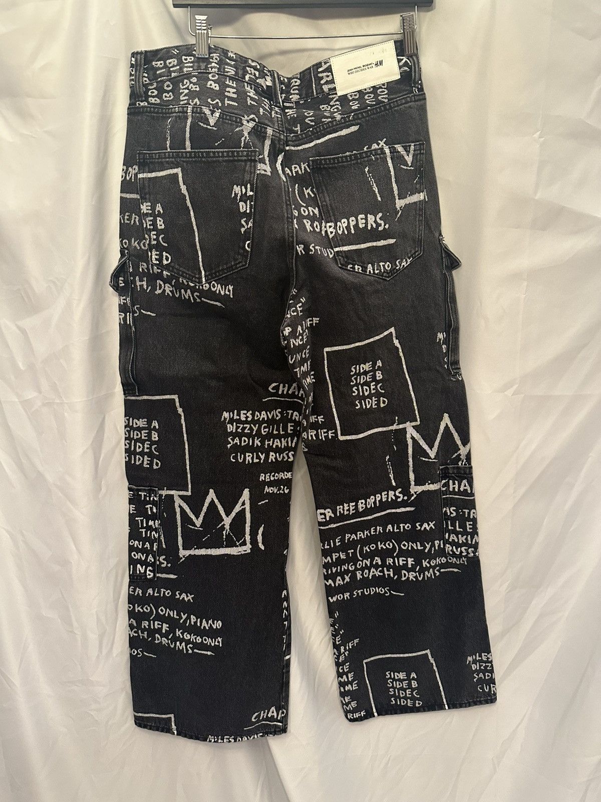 H&M × Jean-Michel Basquiat × Who Decides War JMB x H&M x Who Decides War Denim Size US 32 / EU 48 - 9 Thumbnail