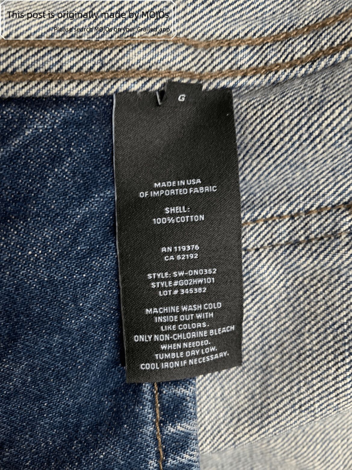 Helmut Lang Sz G Helmut Lang Classic Pockets Denim Jacket Size US M / EU 48-50 / 2 - 4 Thumbnail