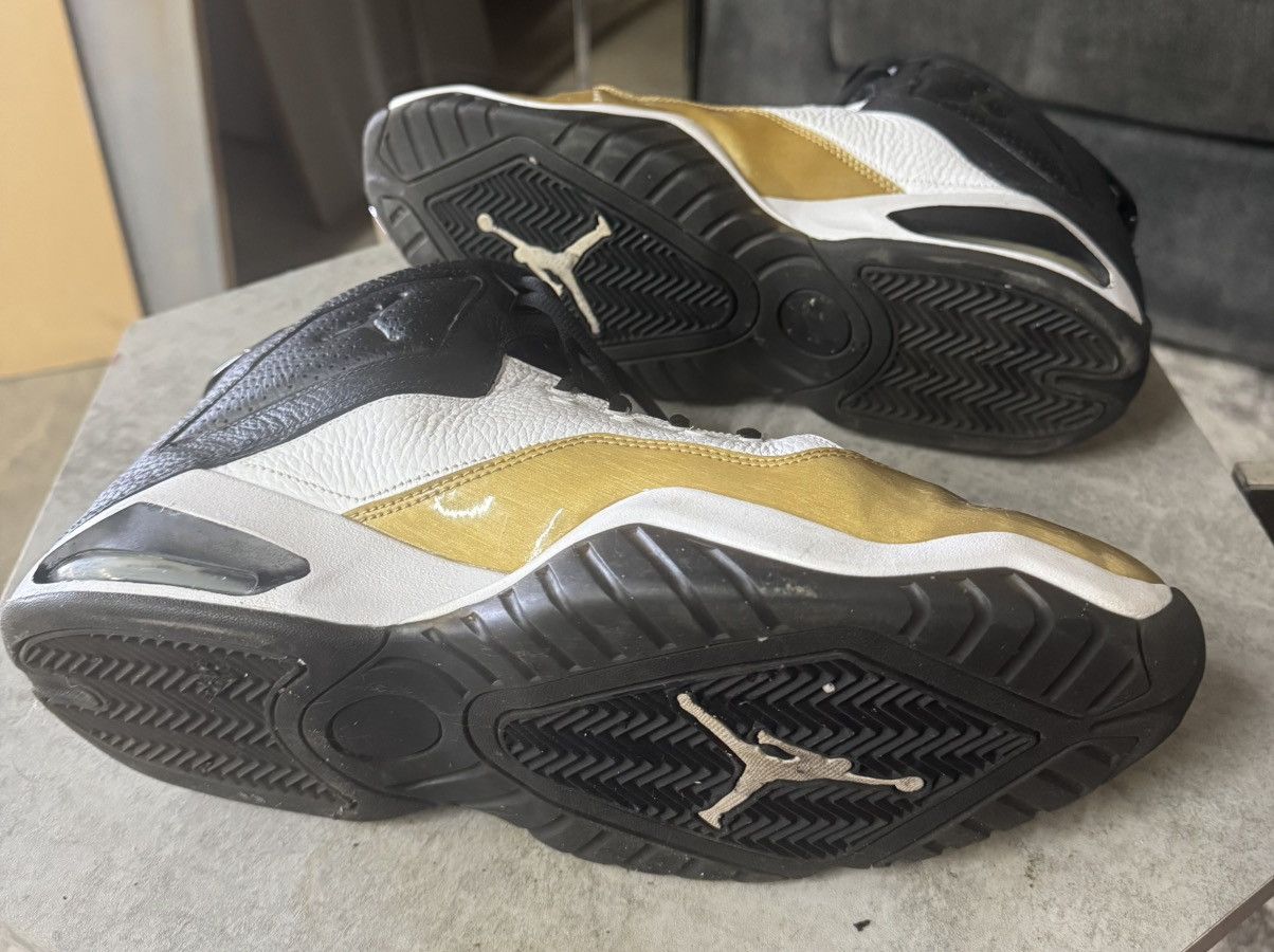 Jordan Brand Air Jordan B'Loyal 'White Black Gold' CT1603-100 Size US 13 / EU 46 - 2 Thumbnail