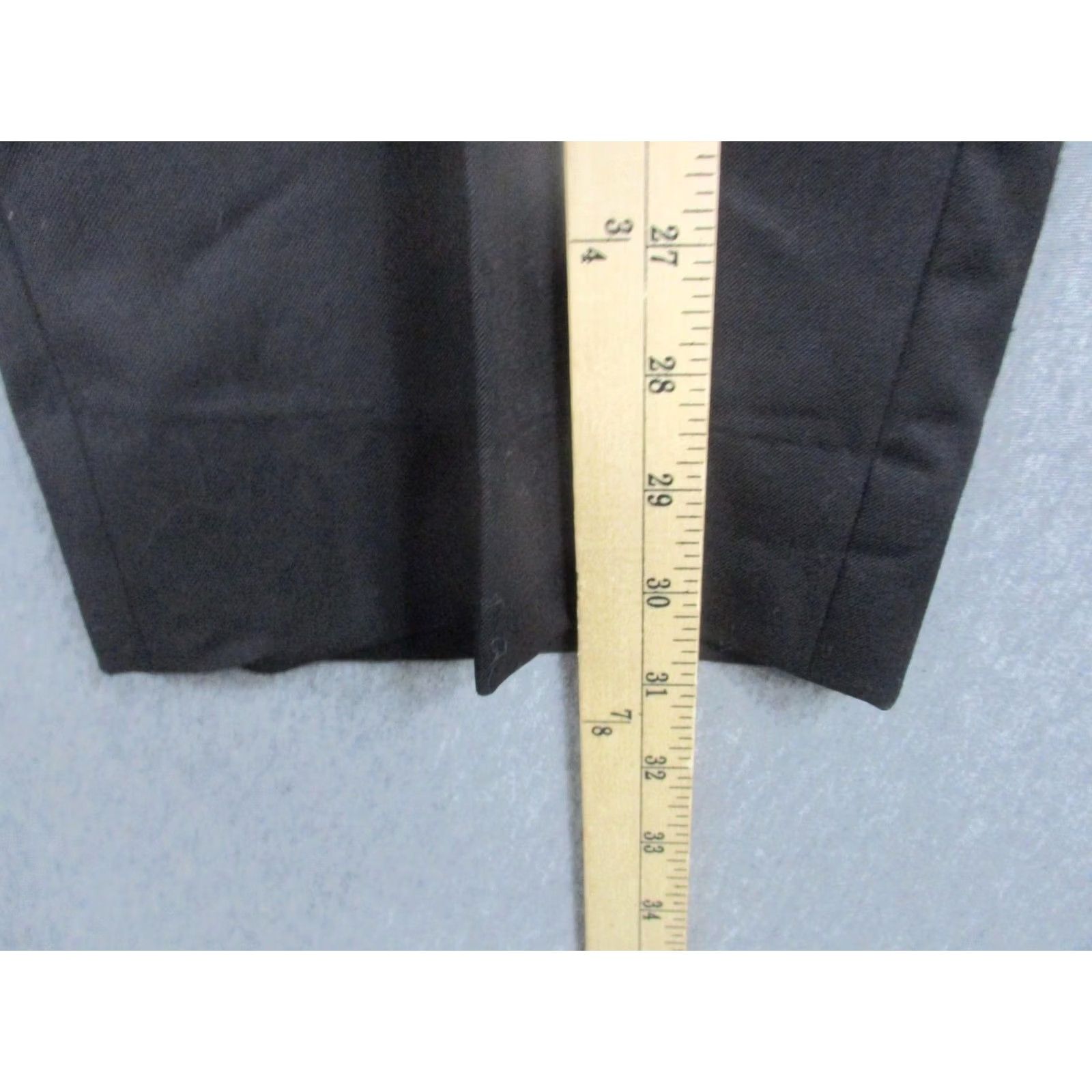 Jos. A. Bank Jos. A. Bank 1905 Pants Mens 36x30 Black Wool Flat Front Dress Slacks Work Size US 36 / EU 52 - 7 Thumbnail
