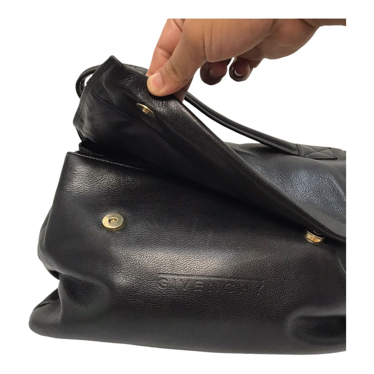Givenchy Givenchy Leather Black Tote Bag Size ONE SIZE - 8 Thumbnail