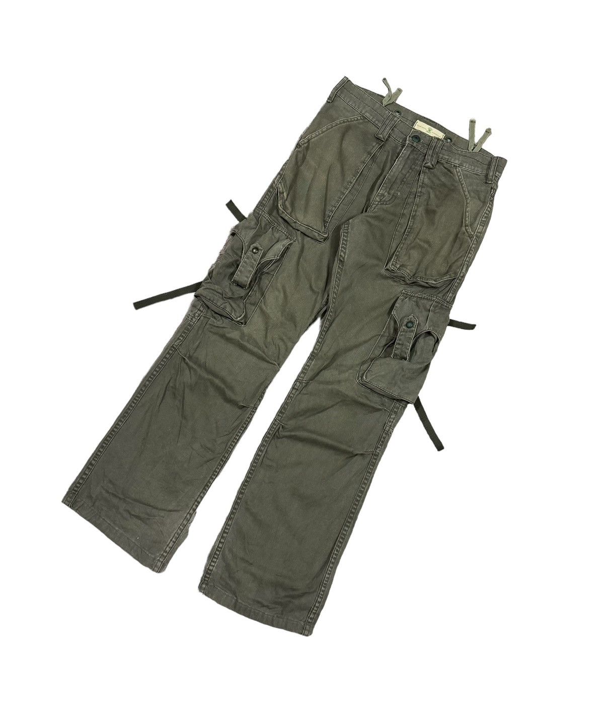 Japanese Brand × Orslow × Vintage Vtg🔥Japanese Brand Bondage Parachute Cargo Pants Size US 30 / EU 46 - 6 Thumbnail