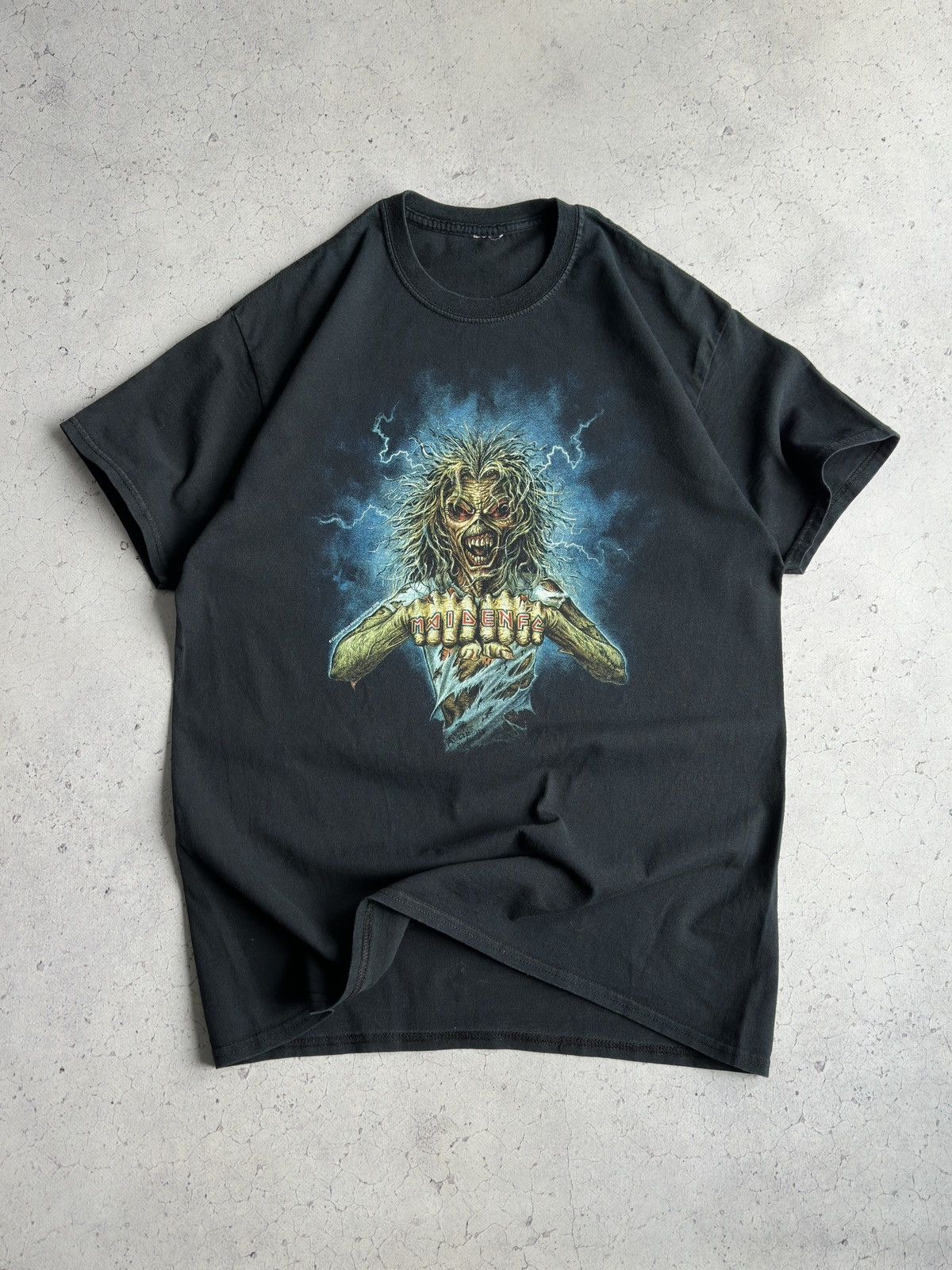Iron Maiden Vintage 2008 Iron Maiden Heavy Metal Promo Band Tee Size US L / EU 52-54 / 3 - 1 Thumbnail