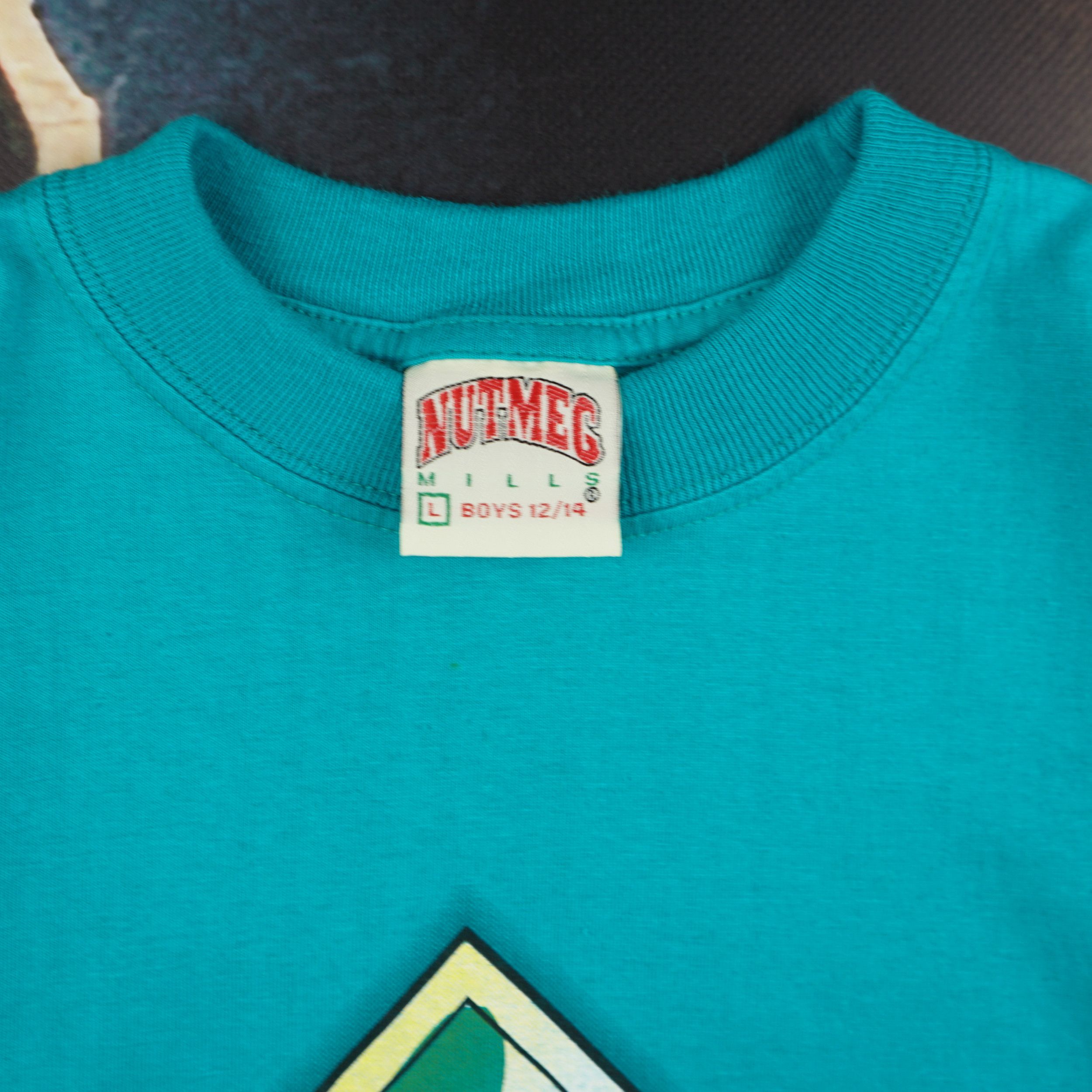 NBA × Nutmeg × Vintage Vintage 1990s Charlotte Hornets T-Shirt Size US S / EU 44-46 / 1 - 5 Thumbnail