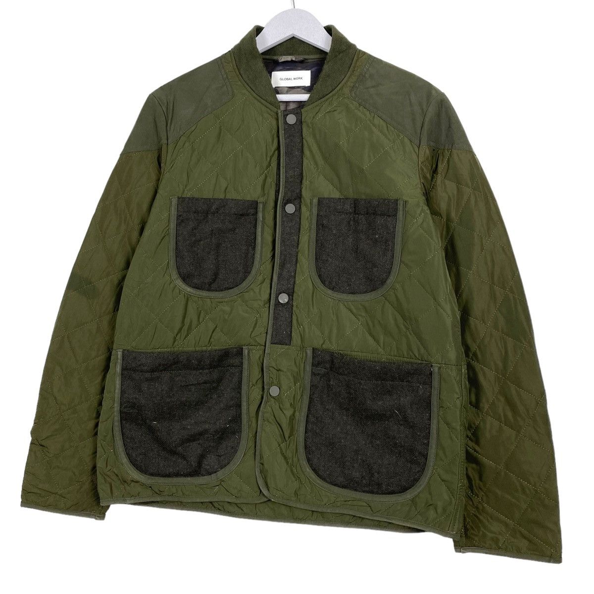 Beauty Beast × Global Work × Japanese Brand 💥GLOBAL WORK QUILTED HUNTING CHORE JACKET Size US L / EU 52-54 / 3 - 2 Thumbnail