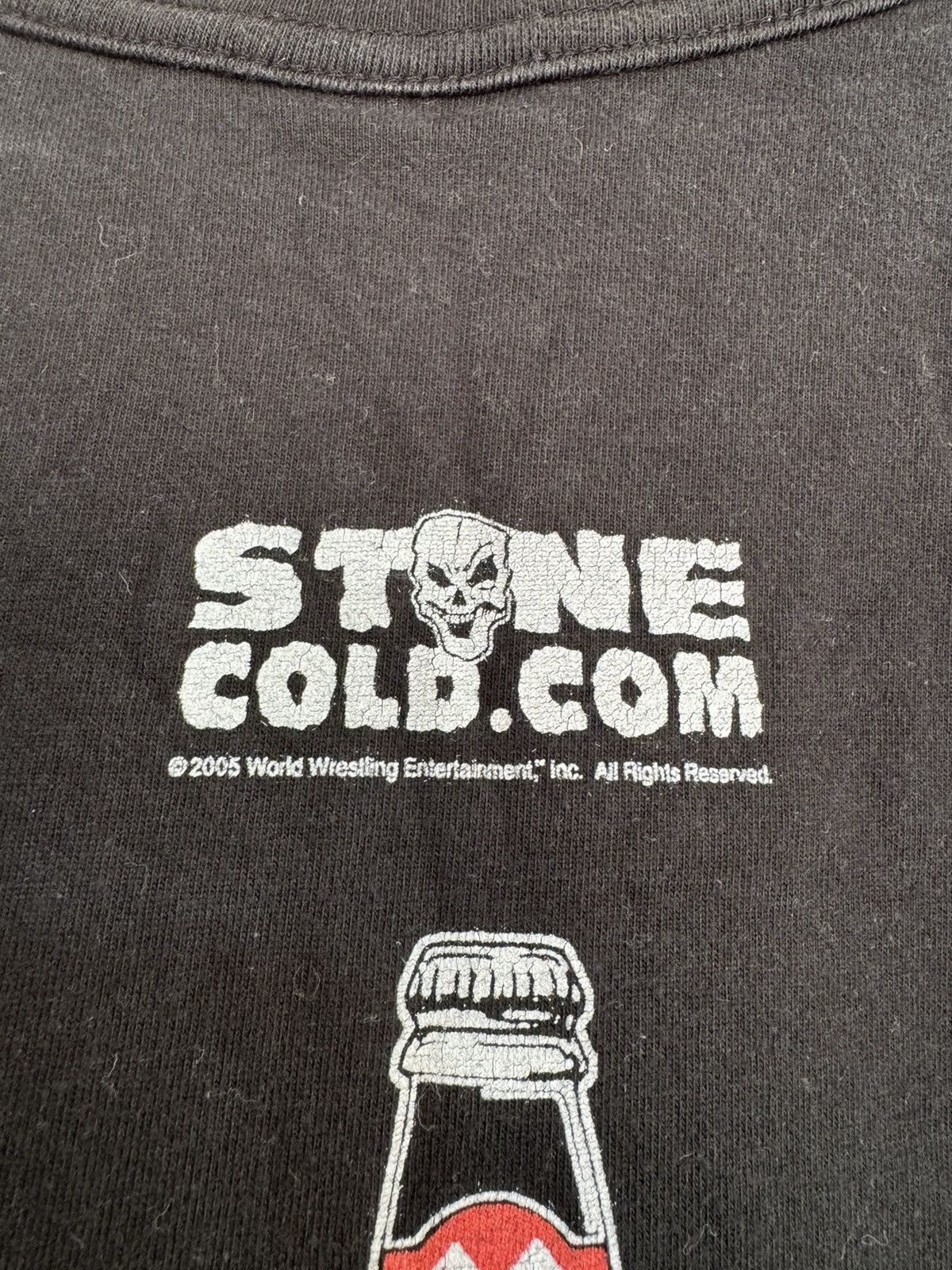Vintage × WWE × WWF Vintage Stone Cold Steve Austin 2005 BYOB T-shirt Size US L / EU 52-54 / 3 - 9 Thumbnail