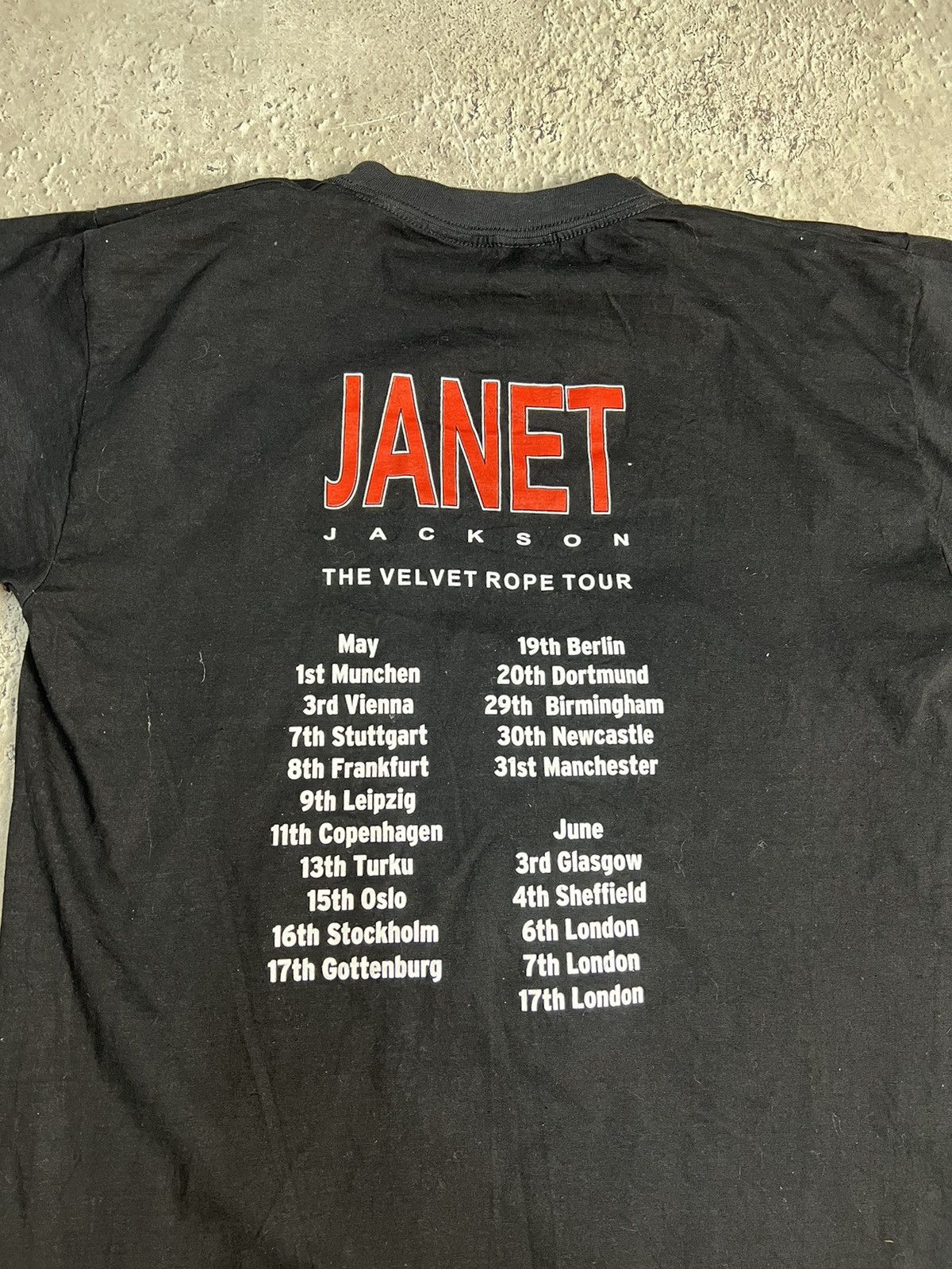 Band Tees × Vintage Vintage Janet Jackson 1990 Band T-shirt Size US XL / EU 56 / 4 - 9 Thumbnail