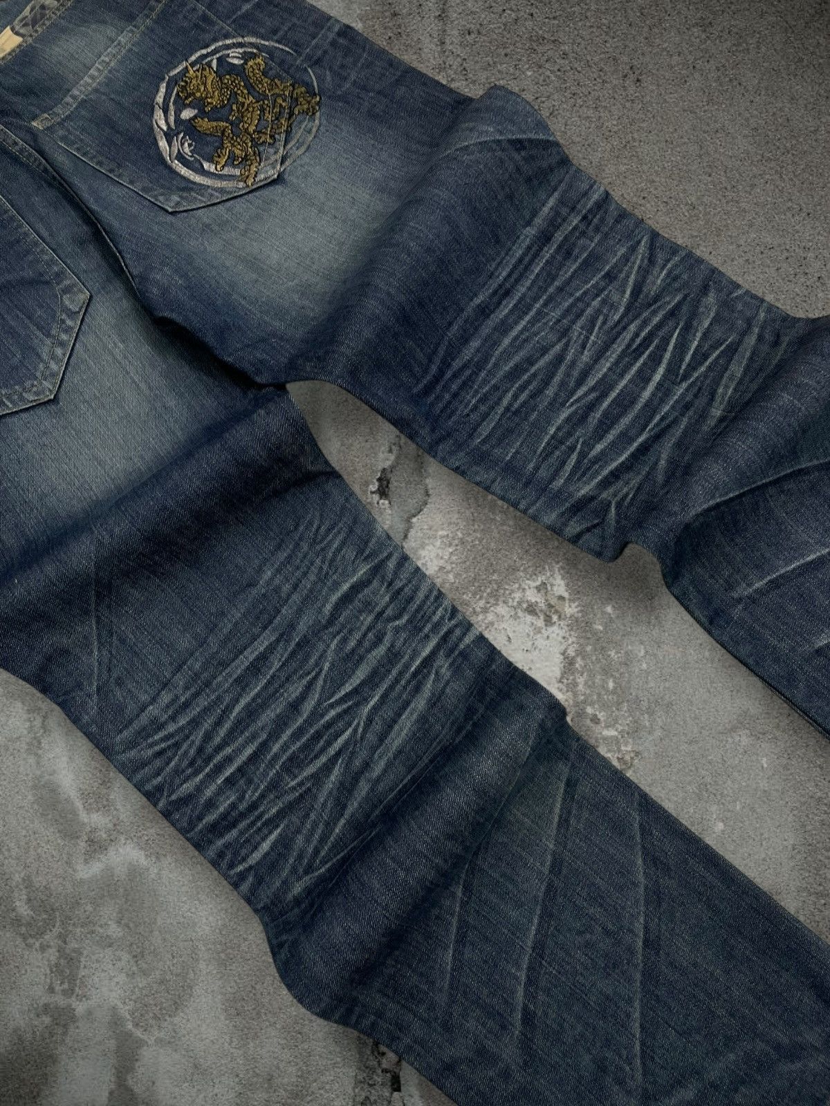 Tornado Mart Vintage Og Japan Designer Osaka Train Tribal Tradition Denim Size US 30 / EU 46 - 14 Thumbnail