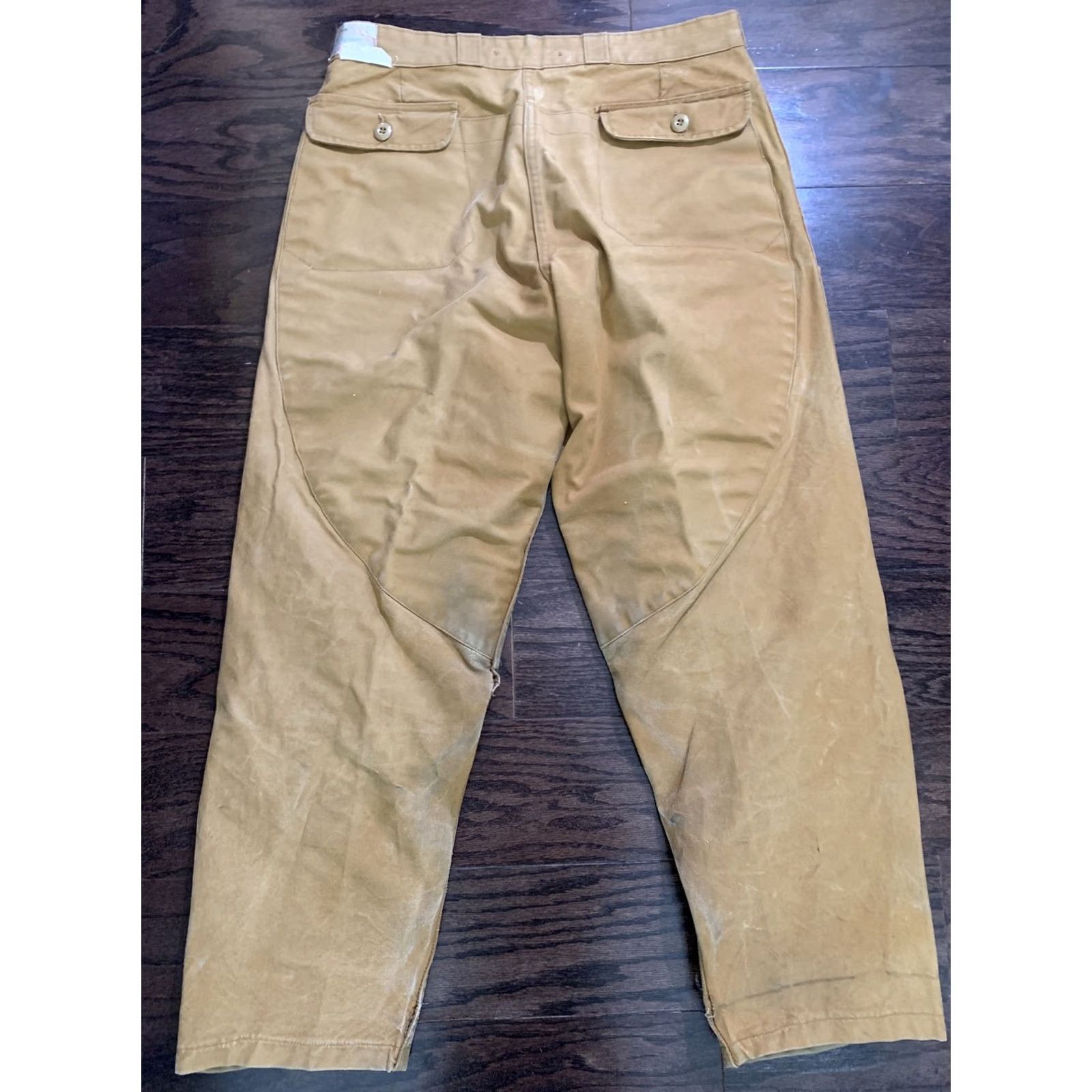 Vintage VINTAGE Foremost JC Penneys Duck Brown Double Front Hunting Pants Mens 36x32 Size US 36 / EU 52 - 3 Thumbnail