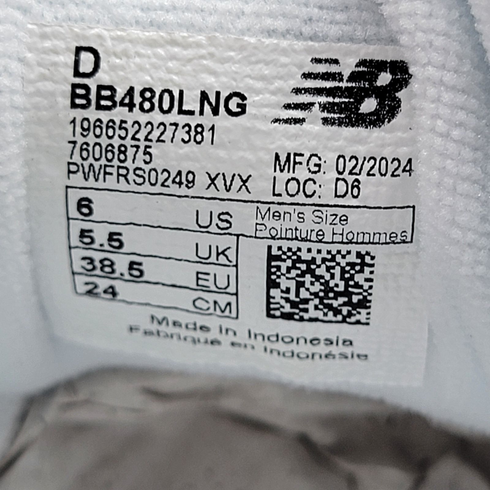 New Balance New Balance 480 White/Green Sneakers BB480LNG Mens Sz 6 NIB Size US 6 / EU 39 - 7 Thumbnail