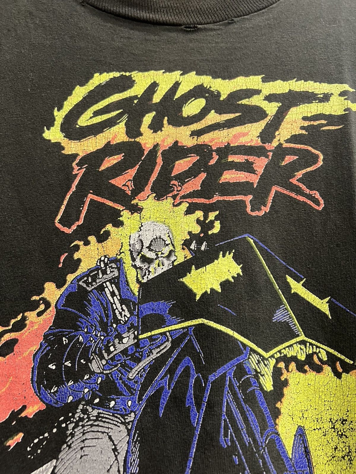 Fruit Of The Loom × Marvel Comics × Vintage *SOLD* 1991 Ghost Rider Rare XXL Size US XL / EU 56 / 4 - 3 Thumbnail