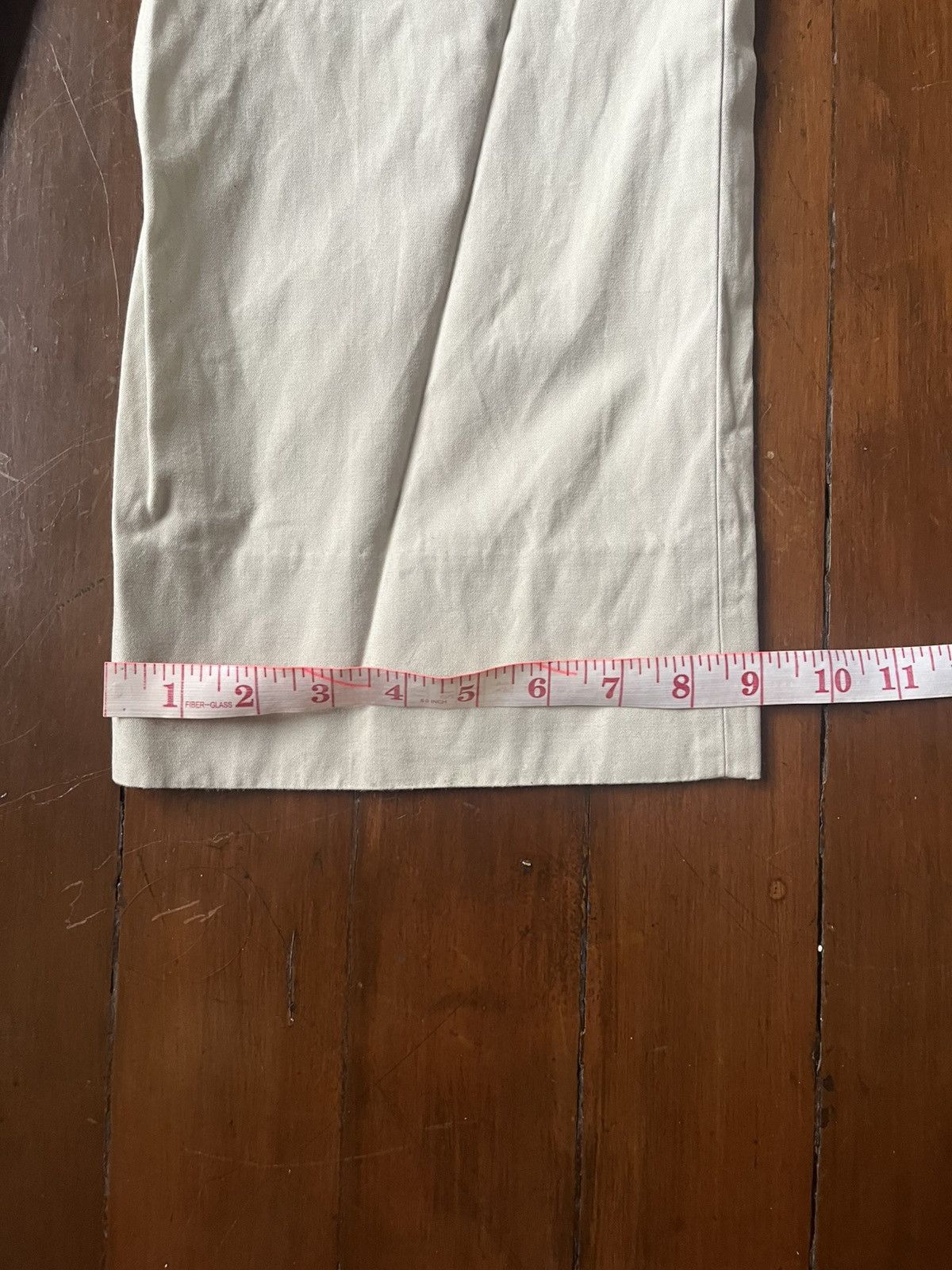 Maison Margiela 2004 Maison Margiela Khaki Wide Leg Pants Size US 30 / EU 46 - 12 Thumbnail