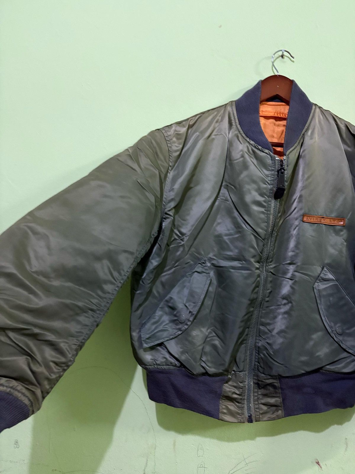 Avirex Vintage 90’s Avirex MA-1 Bomber Jacket Flight Jacket Design Size US L / EU 52-54 / 3 - 2 Thumbnail