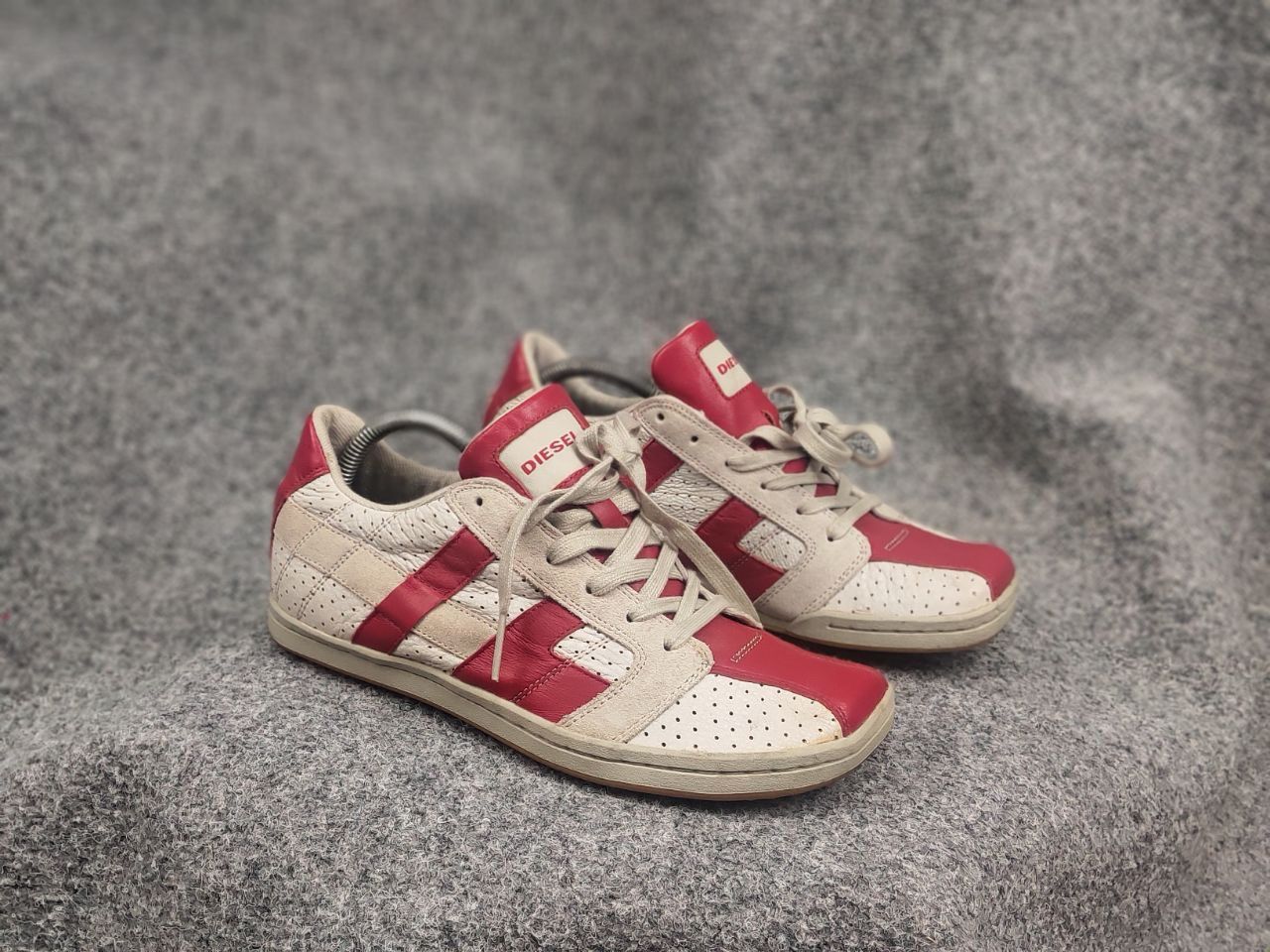 Diesel Vintage Diesel Clarita Y2K Leather square toe Sneakers Size US 9 / IT 39 - 6 Thumbnail