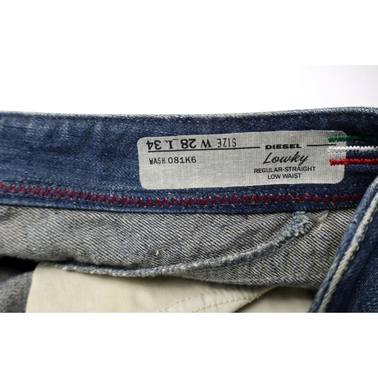 Diesel DIESEL Lowky Regular Straight Low Waist Jeans Women's W28/L34 Blue Faded 081K6 Size 28" / US 6 / IT 42 - 6 Thumbnail