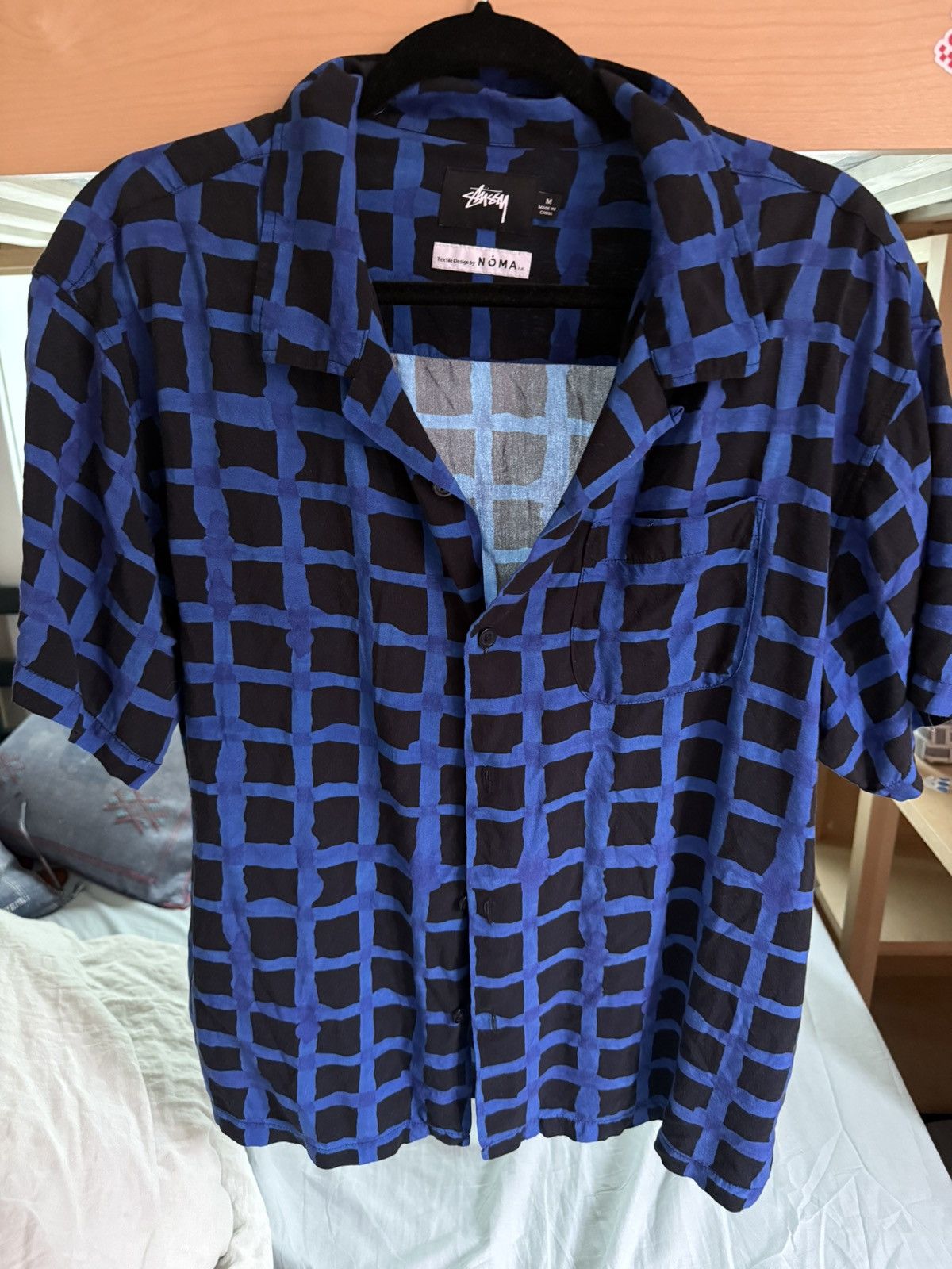 Stussy Stussy Noma Hand Drawn Grid Shirt Size US M / EU 48-50 / 2 - 1 Thumbnail