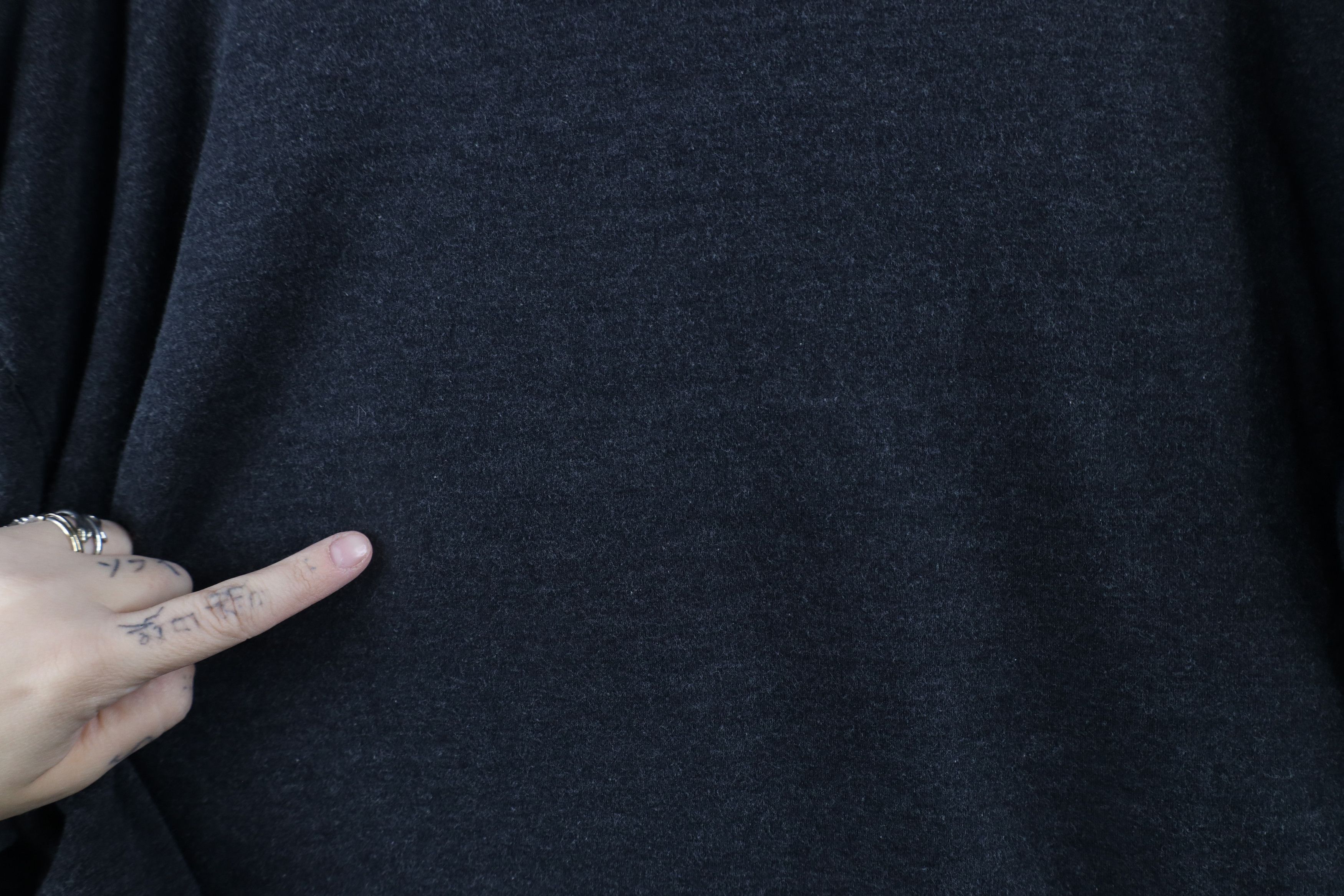 Vintage Vintage 90s Streetwear Mock Neck Long Sleeve T-Shirt Gray Size US L / EU 52-54 / 3 - 8 Thumbnail