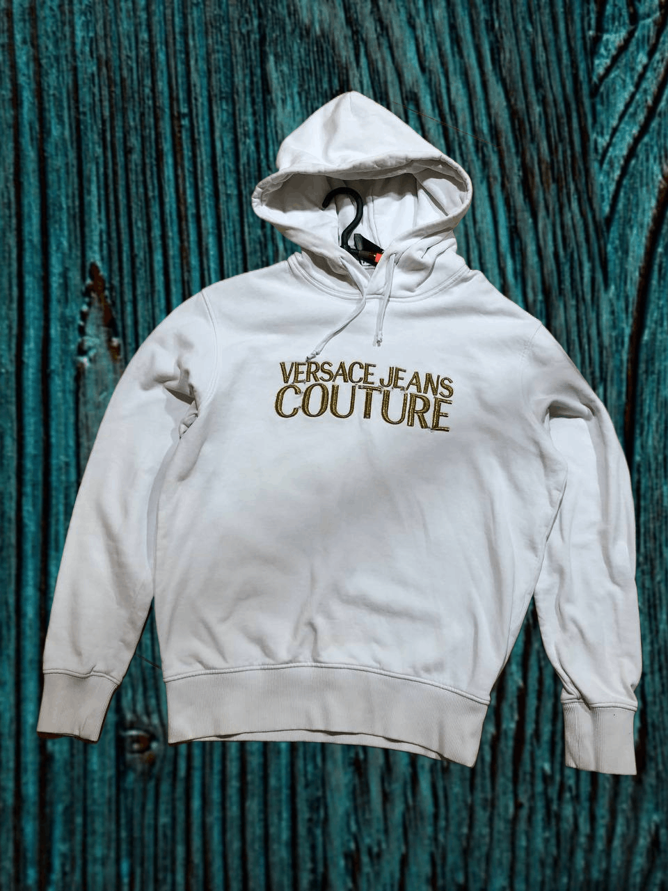 Versace Jeans Couture Versace Jeans Couture Hoodie Gold Logo Print Size US XS / EU 42 / 0 - 1 Thumbnail