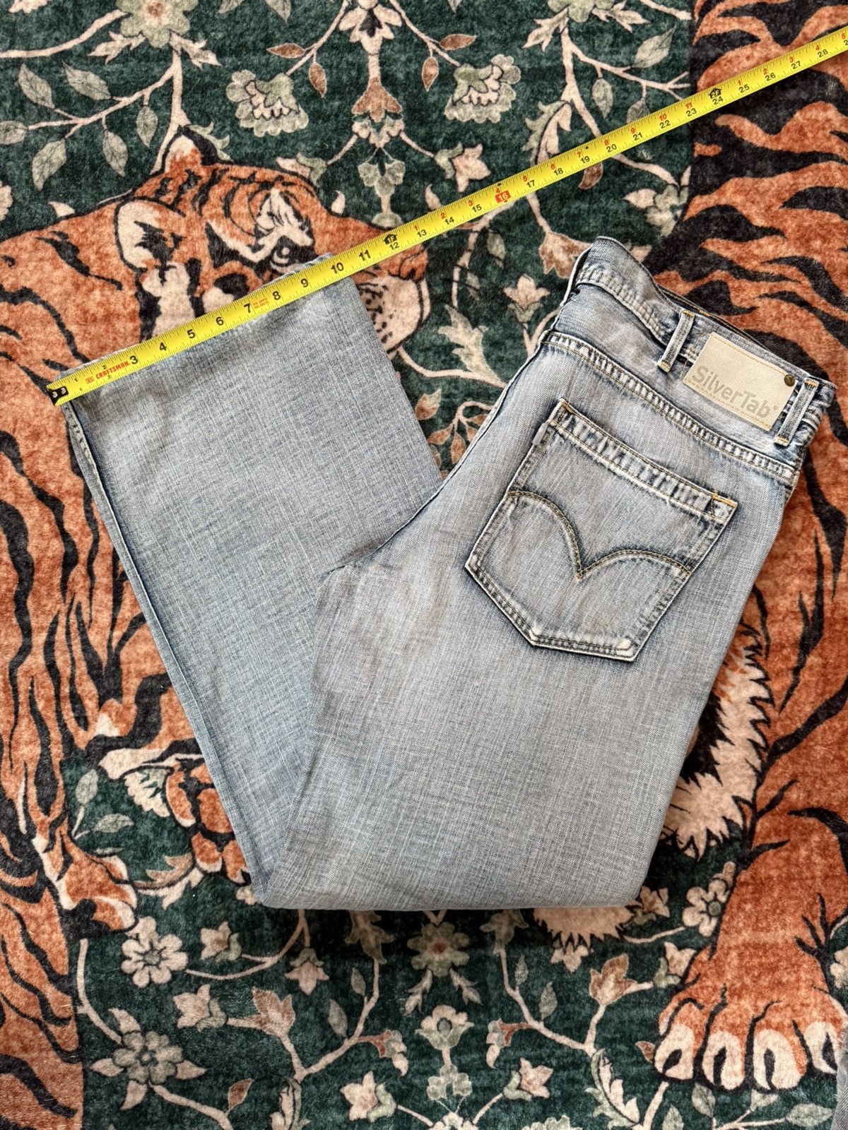 Levi's Vintage Clothing Vintage Levi Baggy Silver Tabs Size US 38 / EU 54 - 6 Thumbnail