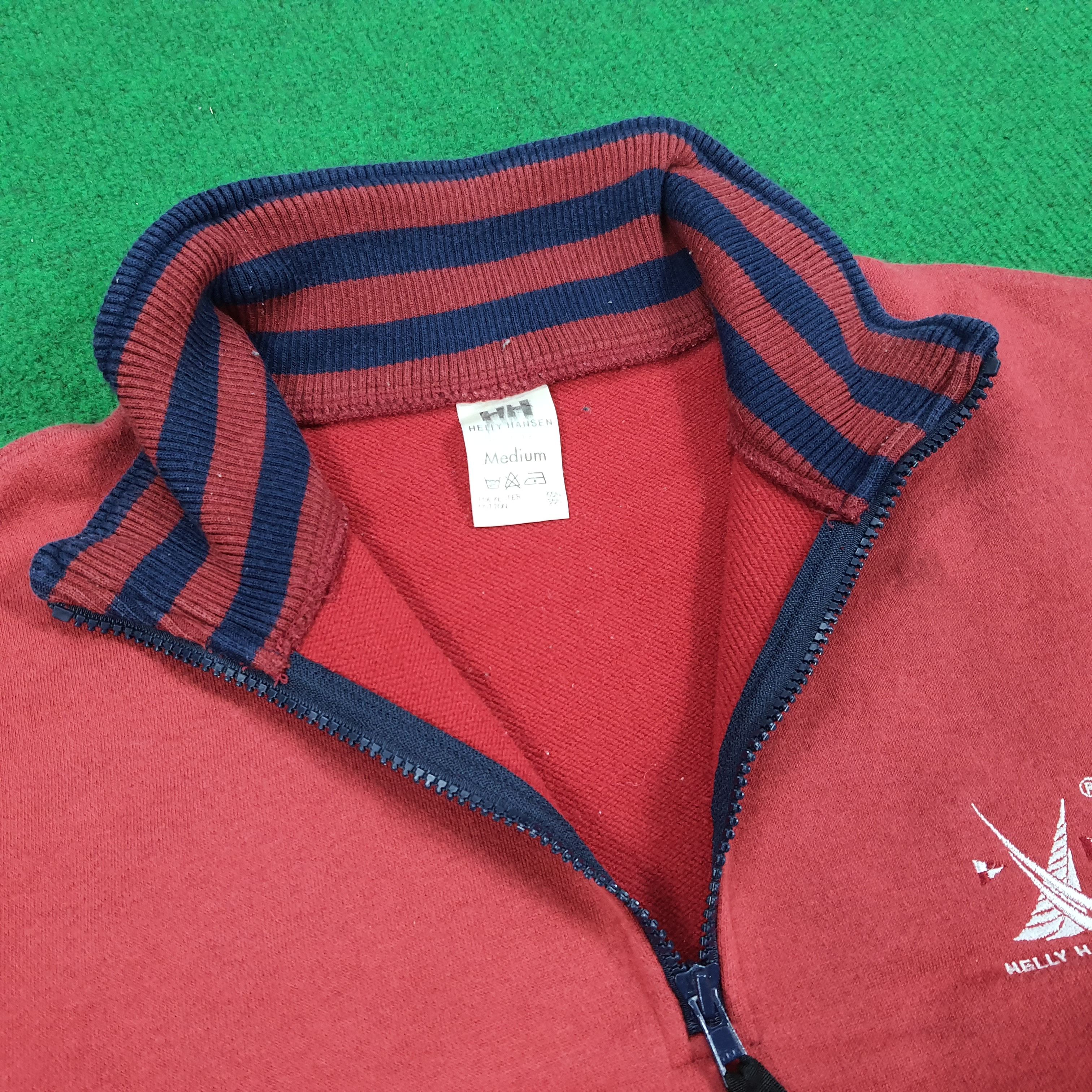 Helly Hansen × Vintage Vintage Helly Hansen Halfzipper Sweatshirts Size US L / EU 52-54 / 3 - 4 Thumbnail