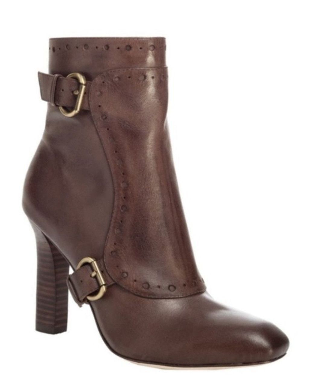 Leon Louis Leon Max (Max Studio) Paula Leather Bootie Size 8 Size US 8 / IT 38 - 1 Thumbnail