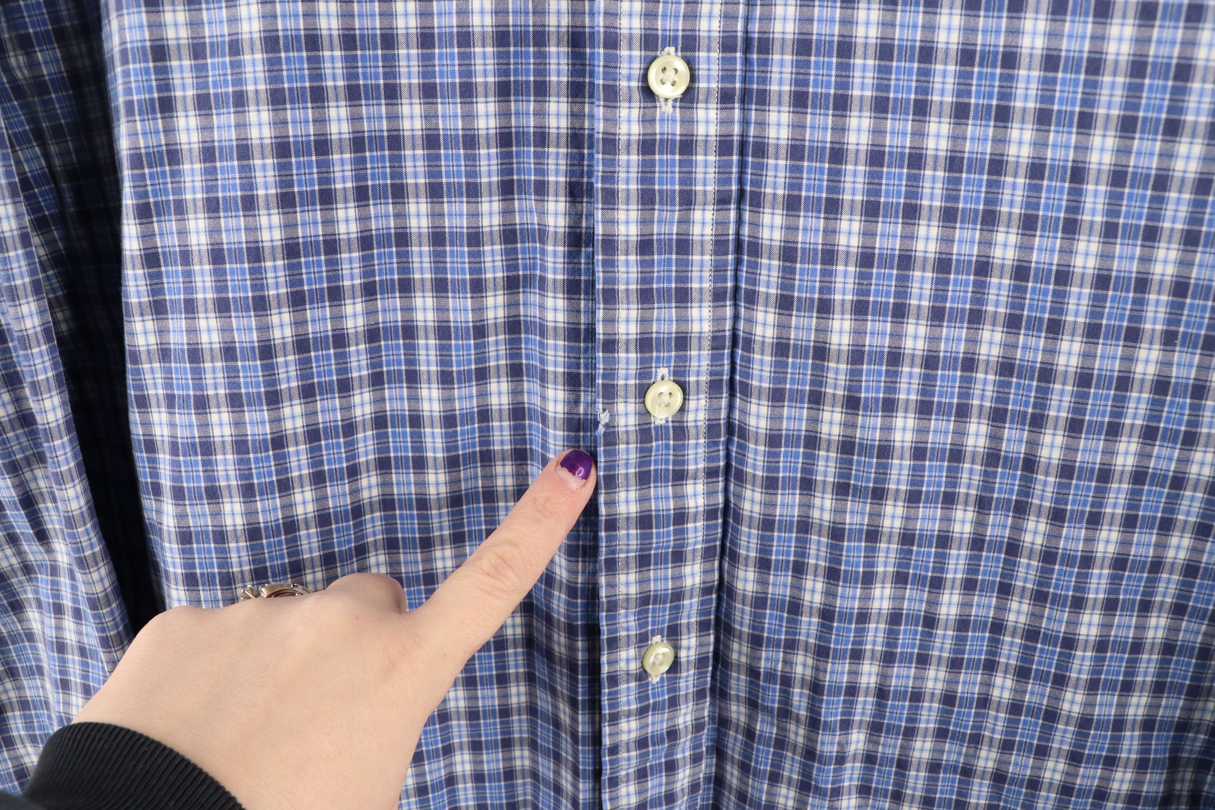 Polo Ralph Lauren Vintage 90s Ralph Lauren Fit Collared Button Down Shirt Blue Size US L / EU 52-54 / 3 - 5 Thumbnail
