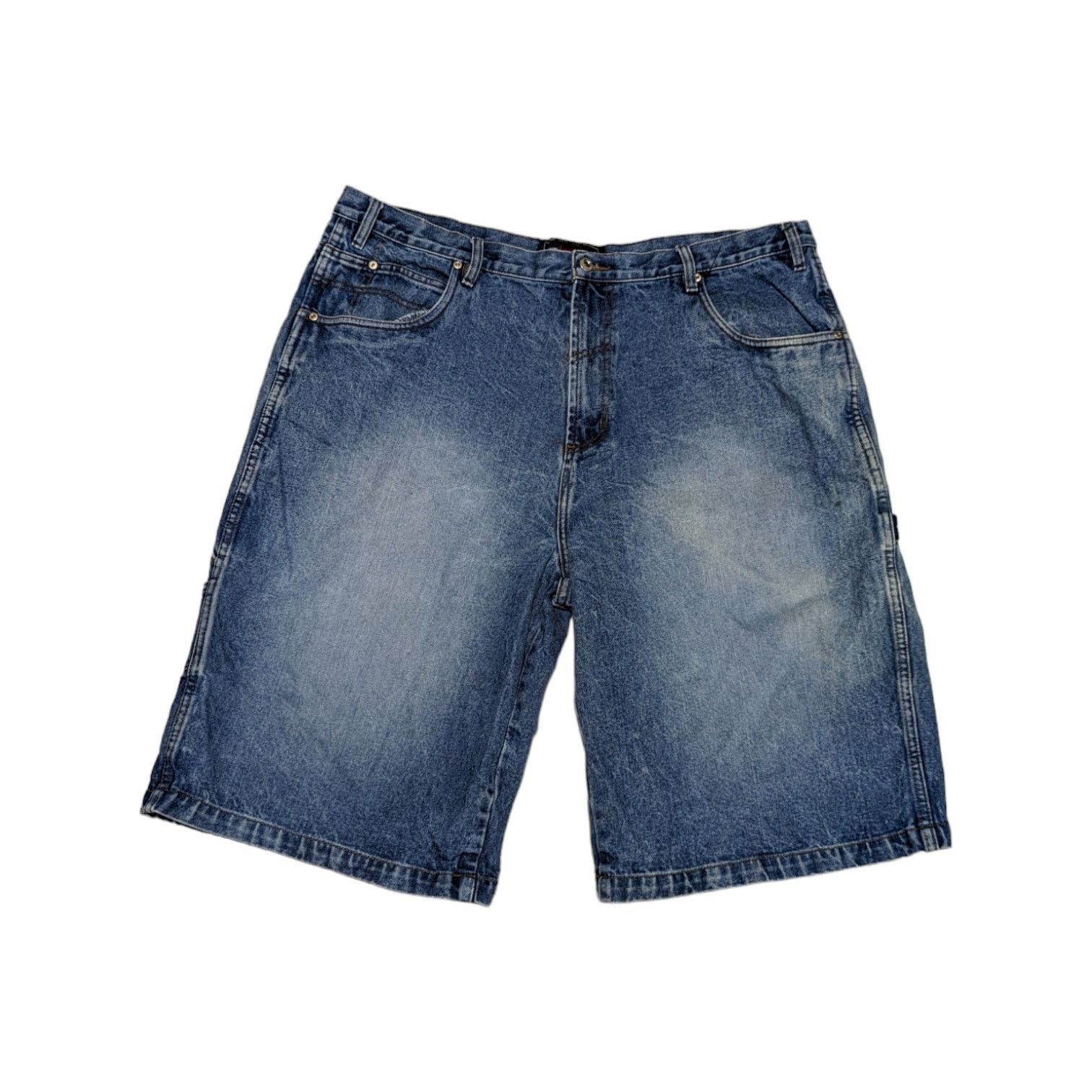 Phat Farm Vintage Y2K Phat Farm Carpenter Shorts Denim Cargo Jorts 42 Size US 42 / EU 58 - 2 Thumbnail