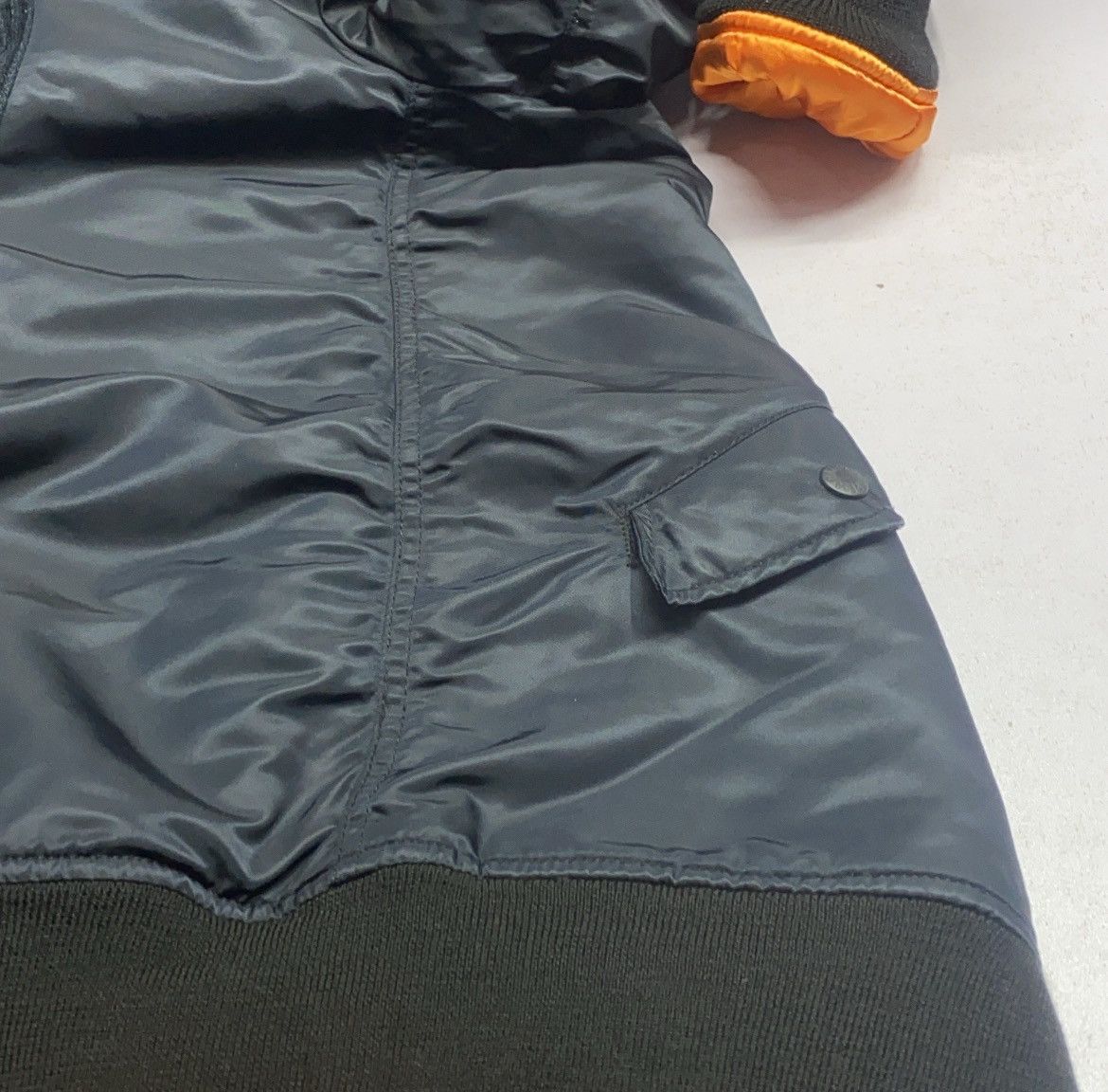 Bape A Bathing Ape (BAPE) Shark MA-1 jacket in black nylon Size US L / EU 52-54 / 3 - 12 Thumbnail