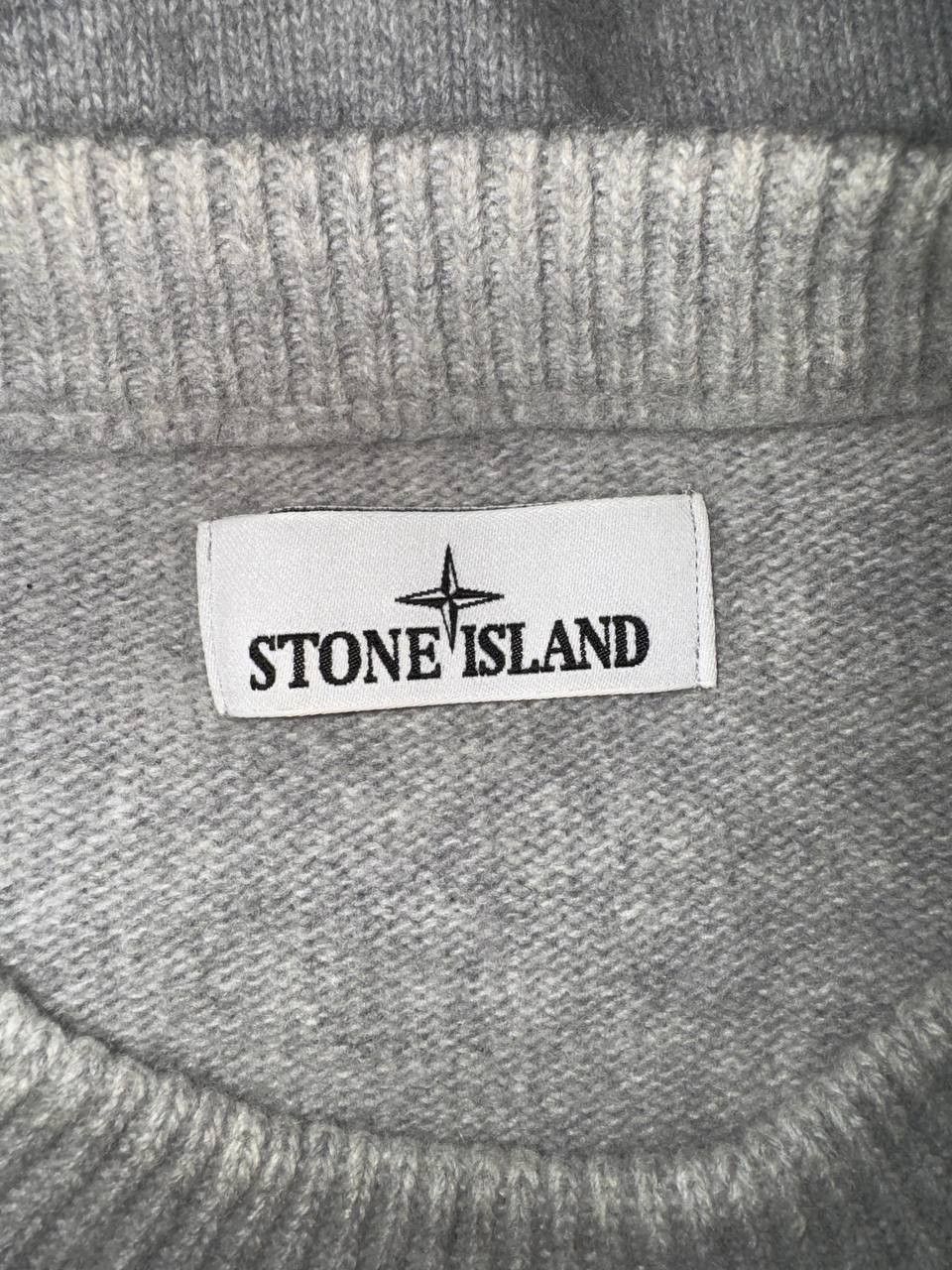 Stone Island Stone Island Knit Sweater 'Pearly Grey' Size US XL / EU 56 / 4 - 3 Thumbnail