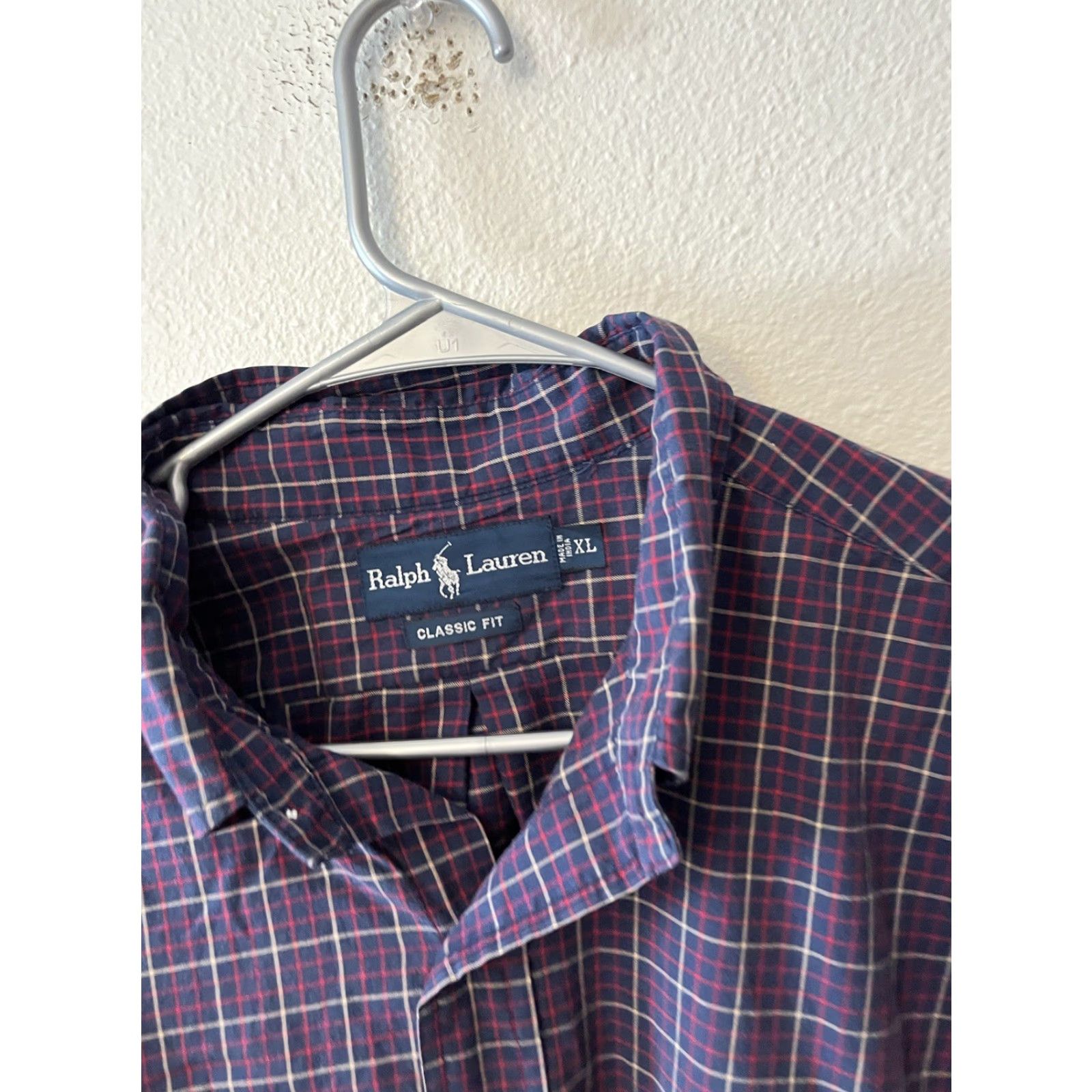 Ralph Lauren Ralph Lauren Men Classic Fit Button Navy Multicolor Plaid Shirt Size XXL Size US XXL / EU 58 / 5 - 2 Thumbnail