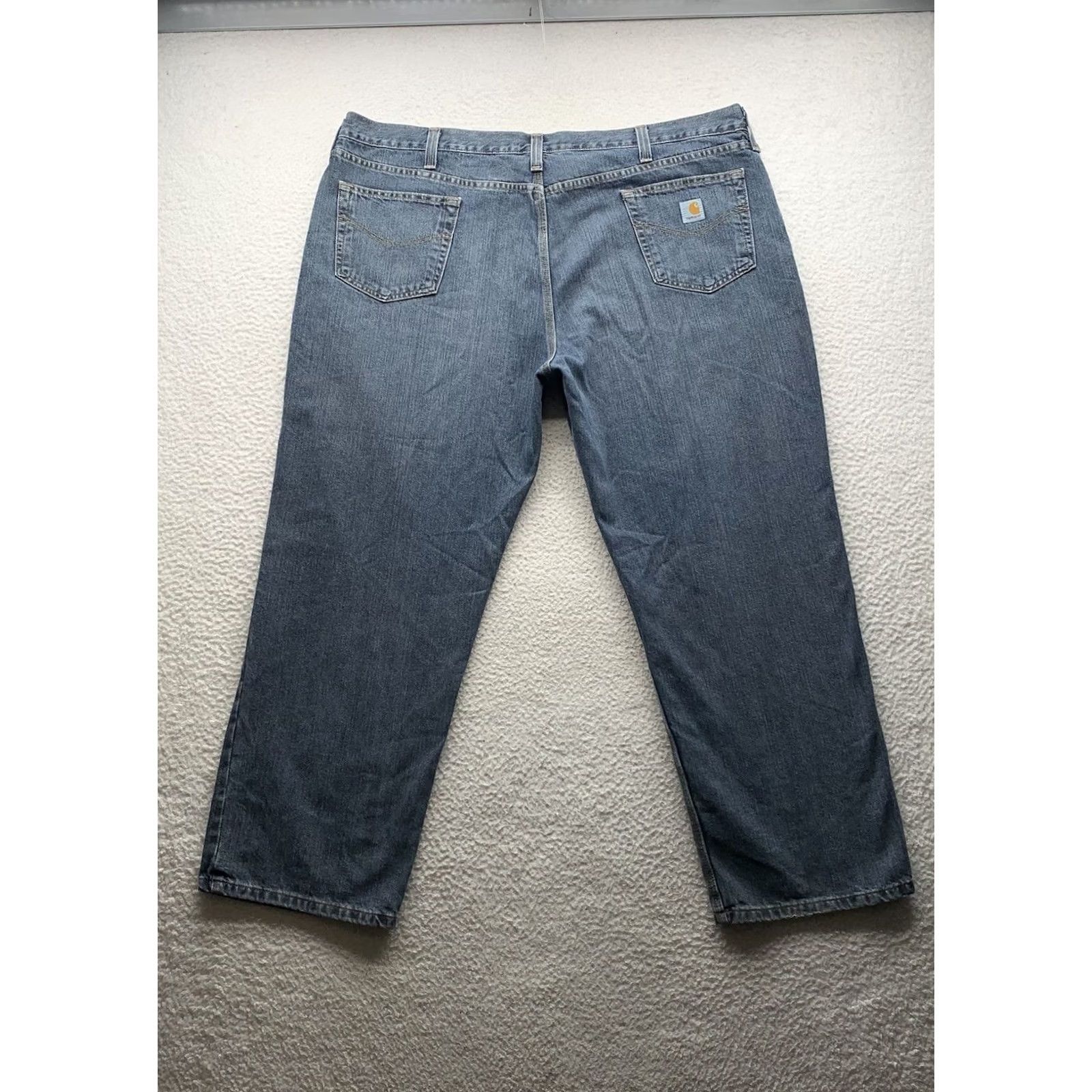 Carhartt Carhartt Jeans Mens 46x30 Relaxed Fit Straight Leg Big Rugged Workwear Blue Size US 30 / EU 46 - 4 Thumbnail
