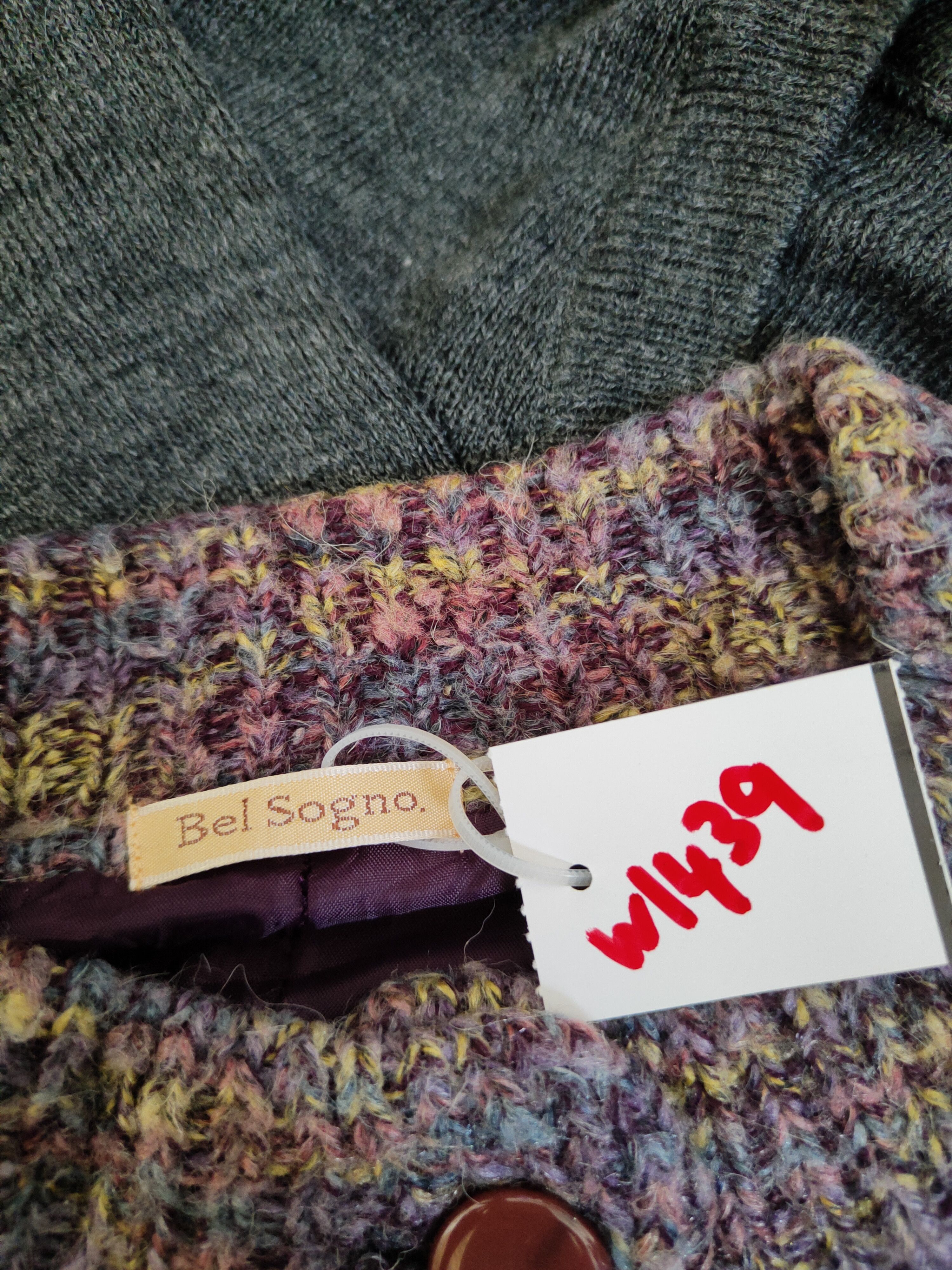 Japanese Brand × Vintage Bel Sogno Purple Knitwear Sweaters #W1439 Size S / US 4 / IT 40 - 12 Thumbnail