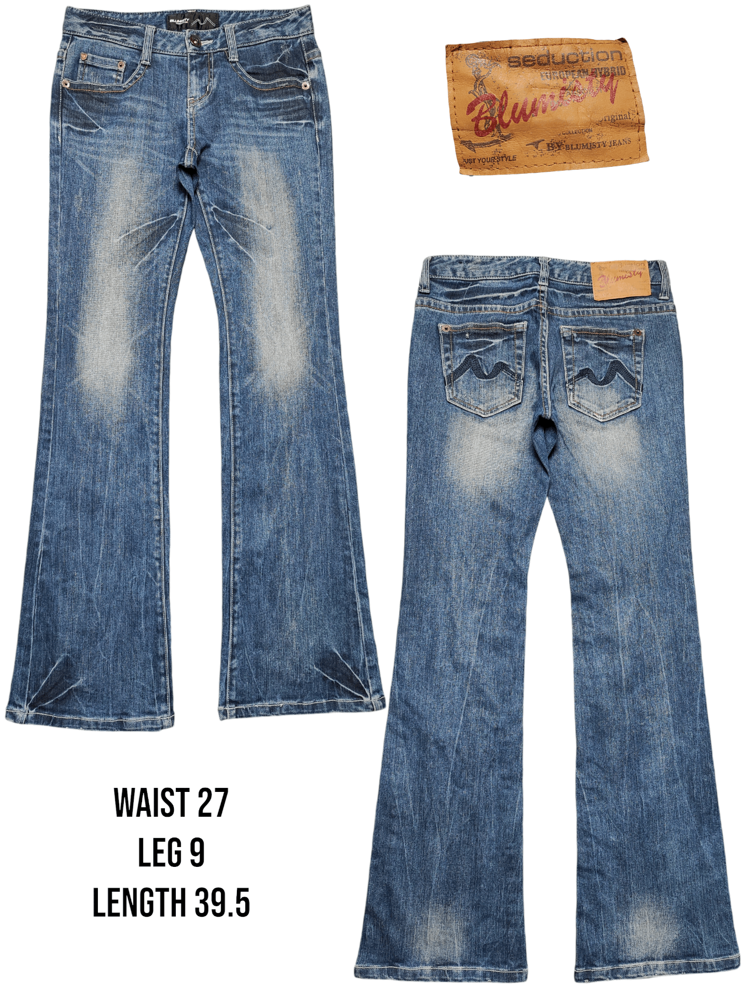 Japanese Brand Jeans Bootcut Flare Size 27" / US 4 / IT 40 - 1 Thumbnail