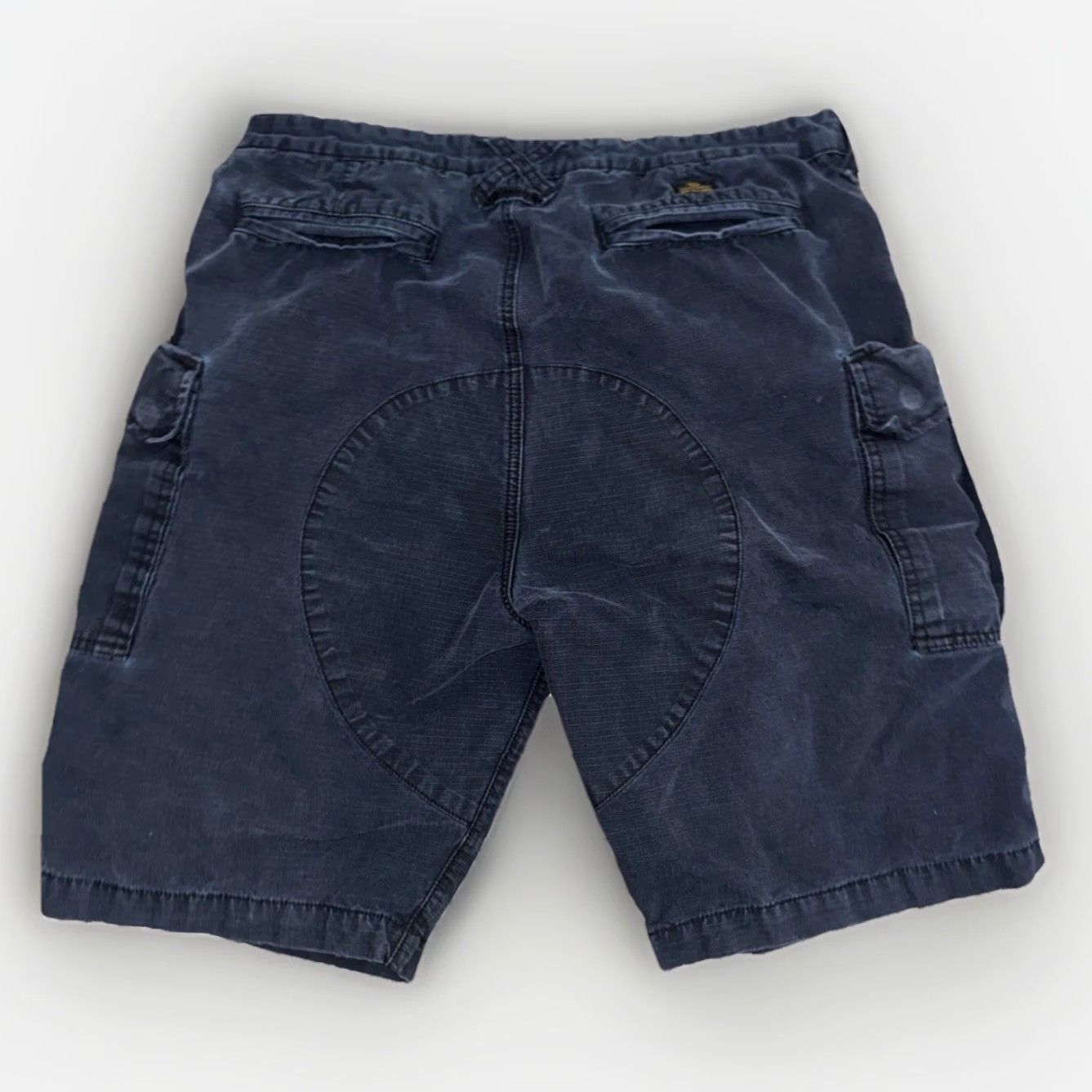 Vintage 10.Deep Cargo Shorts Navy Blue Mens Size 34 Utility Streetwear Skater Military Outdoors Hiking Cotton Cargo Boys/Girls? Size US 34 / EU 50 - 6 Thumbnail