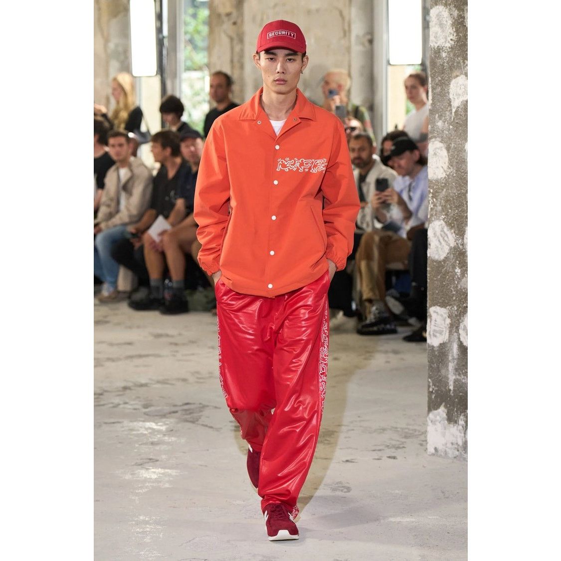 Junya Watanabe Junya Watanabe Comme des Garcons Basquiat Print Red Trousers Size US 32 / EU 48 - 8 Thumbnail