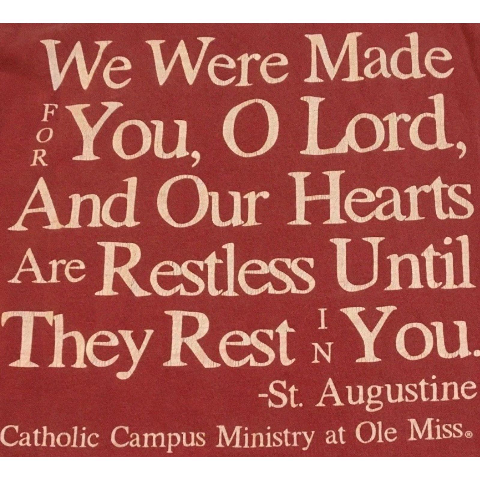 Vintage VINTAGE Bless Your Heart Faded Shirt L God Jesus Ole Miss Religion Funny Grunge Y2k Shirt Mens Red University of Mississippi T-Shirt Size US L / EU 52-54 / 3 - 4 Thumbnail