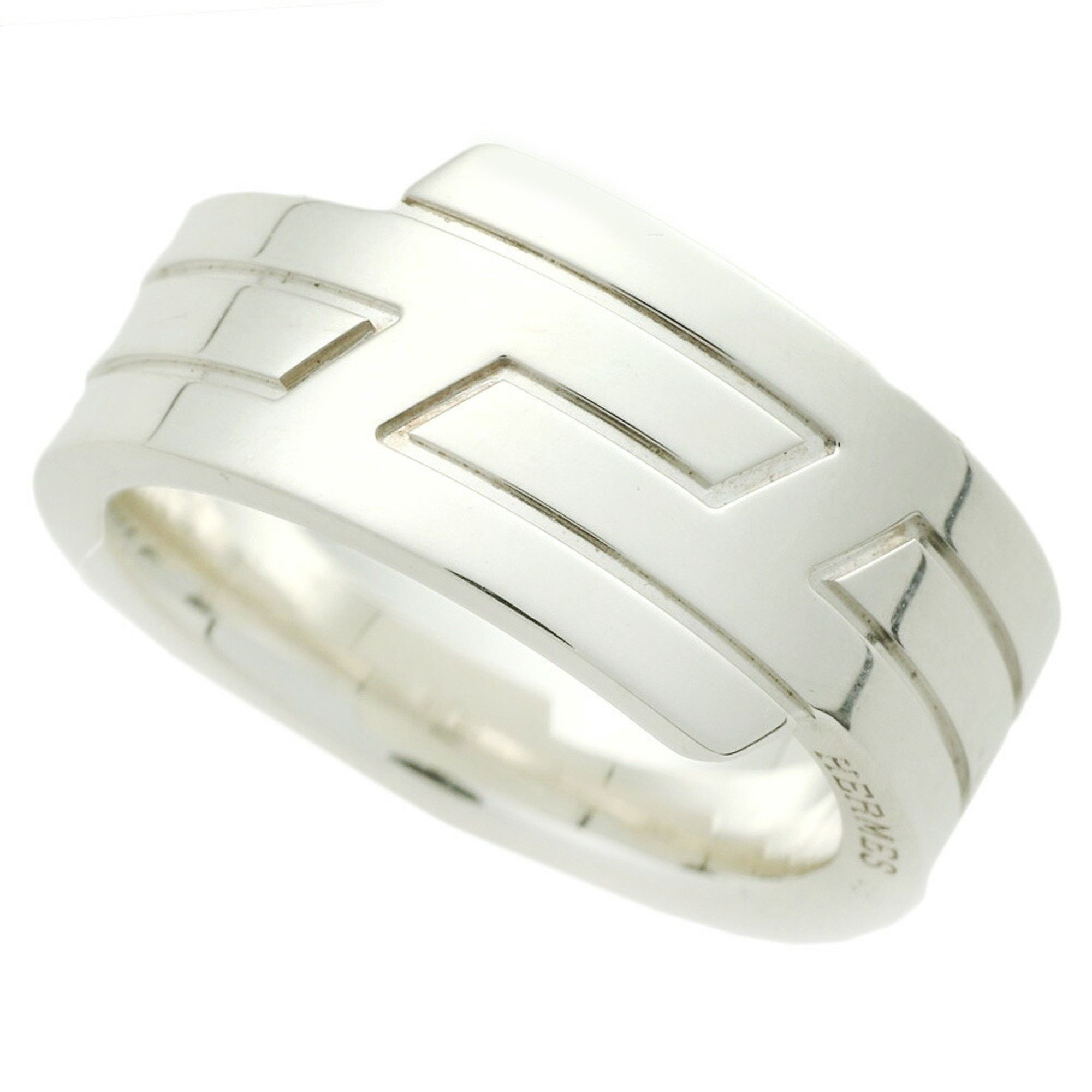 image of Hermes Silver 925 Ring Silver, Women's