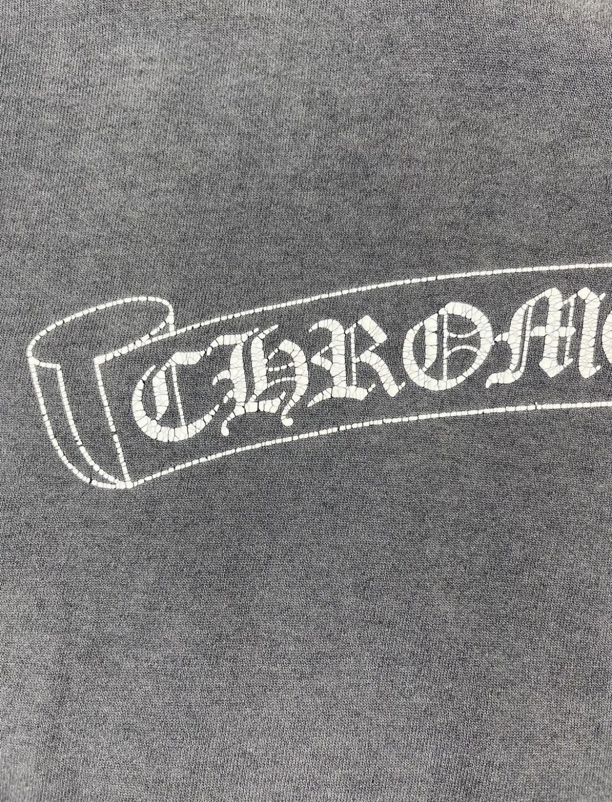 Chrome Hearts × Vintage RARE* Vintage Chrome Hearts Dagger SMOKED FADED Pocket Shirt Size US XL / EU 56 / 4 - 8 Thumbnail
