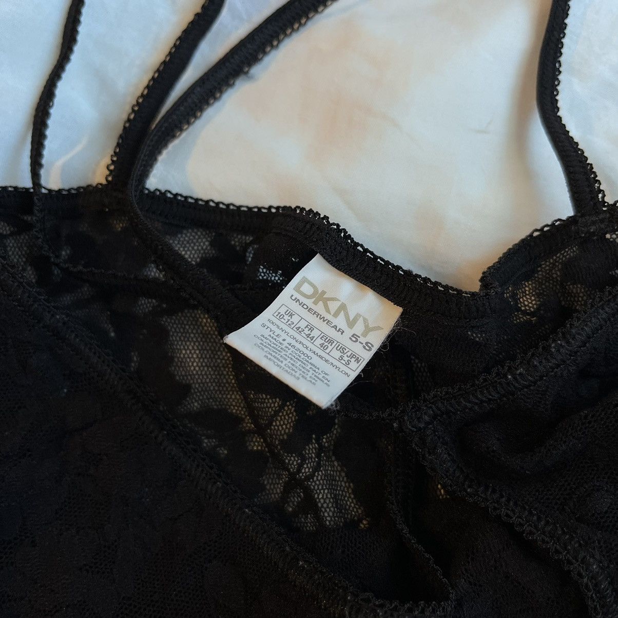 DKNY Black lace tank top Size S / US 4 / IT 40 - 2 Thumbnail