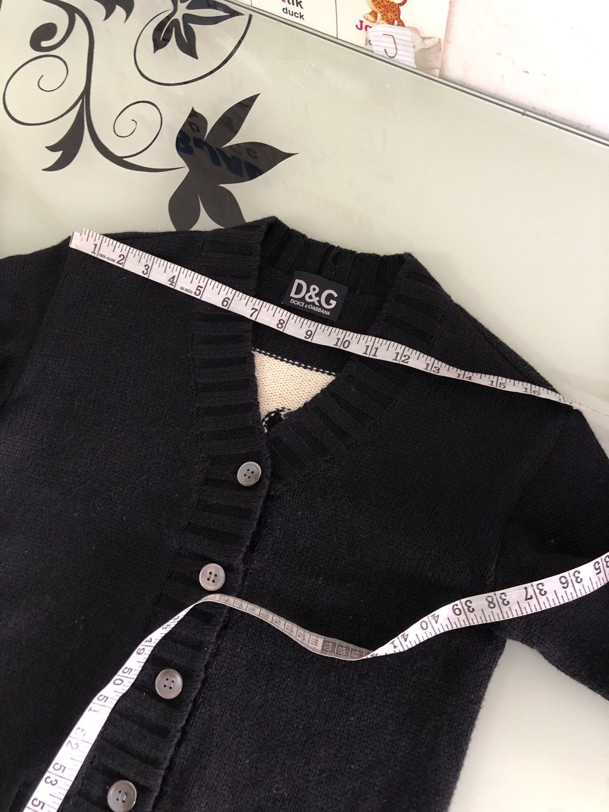 Dolce & Gabbana Vintage 90s Dolce & Gabbana Big Logo Crop Knitwear Size S / US 4 / IT 40 - 18 Thumbnail