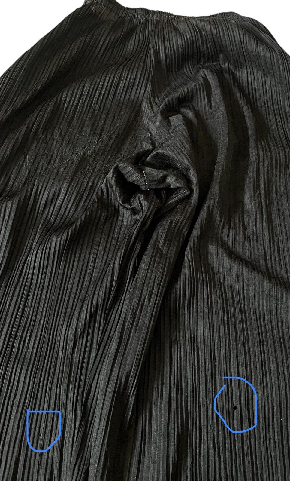 Issey Miyake TAX FREE 🇺🇸 issey miyake pleats please wide leg trousers Size 22" - 4 Thumbnail