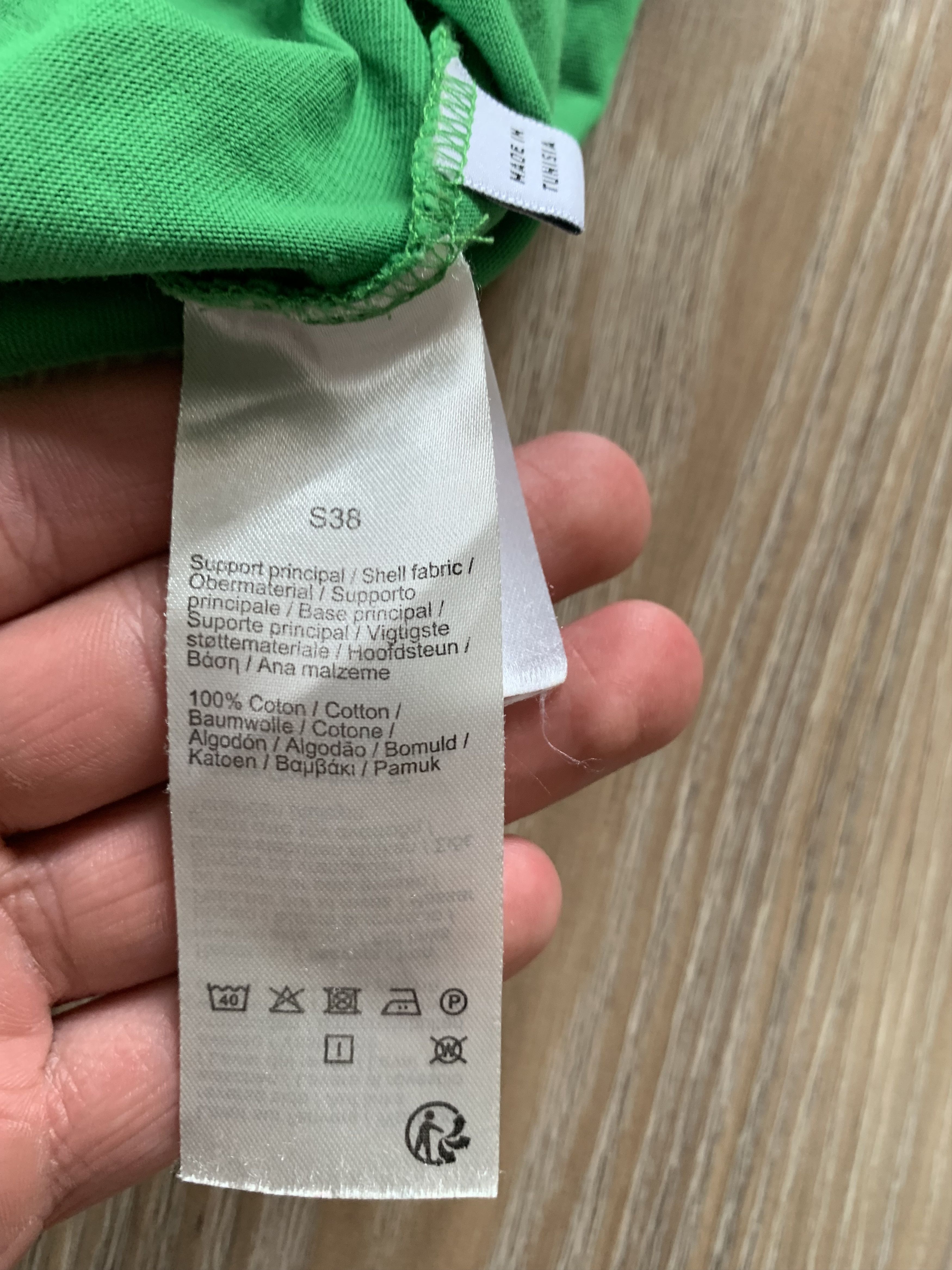 Lacoste Lacoste Cotton Green Basic T Shirt Size US S / EU 44-46 / 1 - 6 Thumbnail