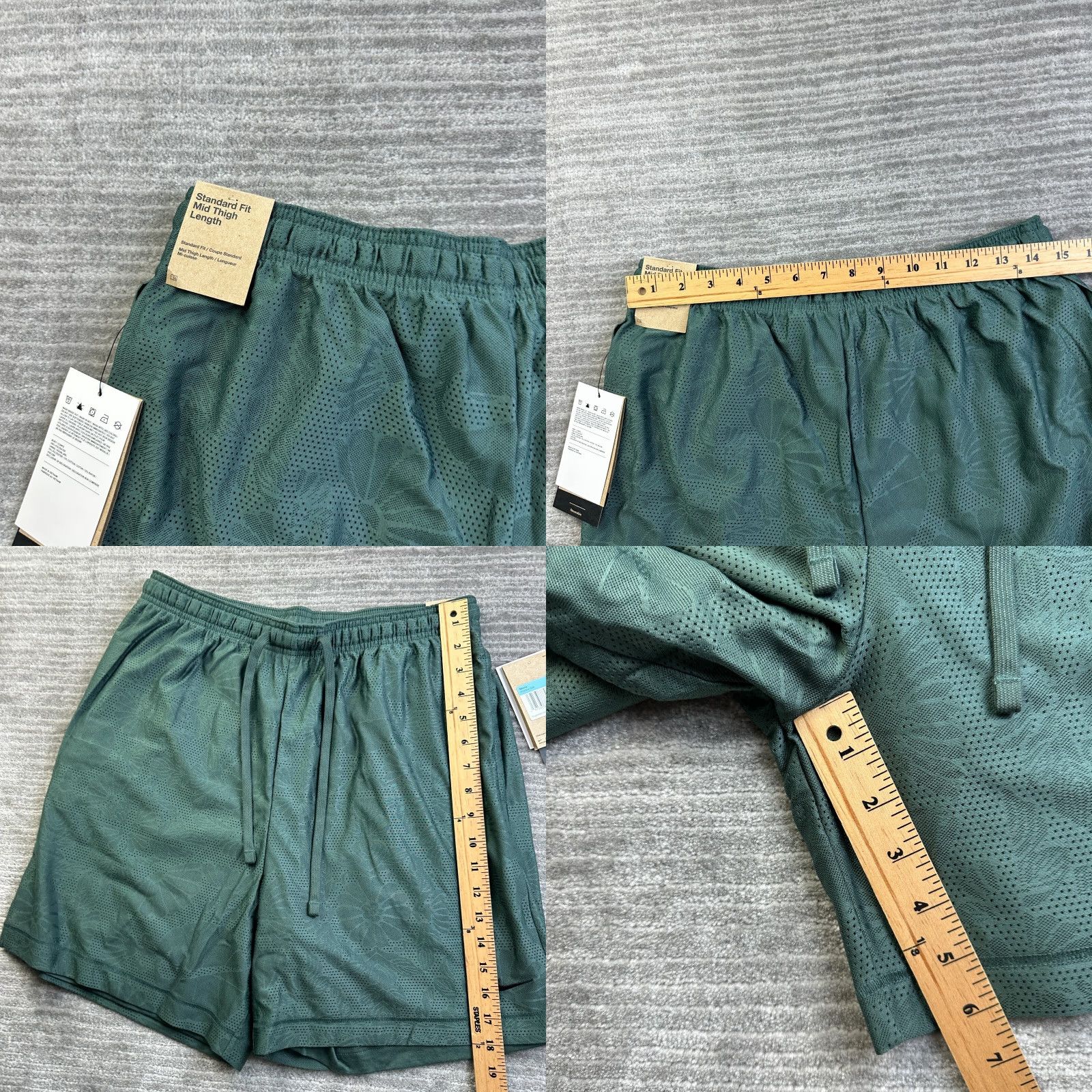 Nike Nike DNA Shorts Mens Medium Green Dri-FIT Basketball Gym Training 6' Reversible Size US 31 - 8 Thumbnail