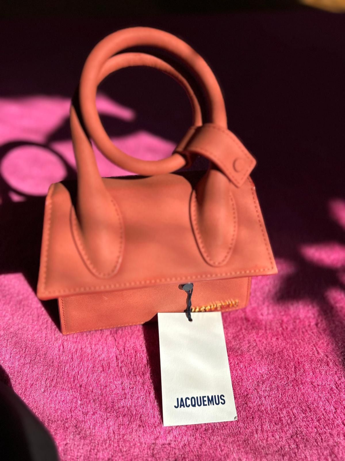 Jacquemus Jacquemus Le Chiquito Le Nœud Bag – Rust Red, Brand New Size ONE SIZE - 1 Thumbnail