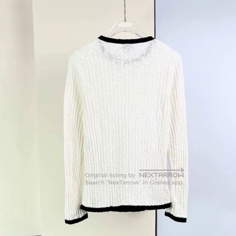 Chanel Chanel Black and white knitted sweater Size XS / US 0-2 / IT 36-38 - 2 Thumbnail