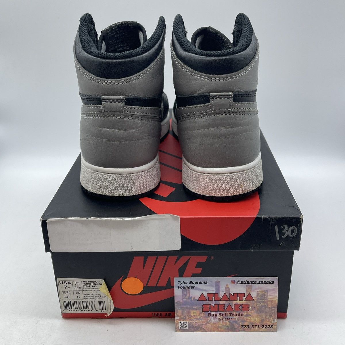 Jordan Brand Air Jordan 1 high shadow Size US 7 / EU 40 - 3 Thumbnail