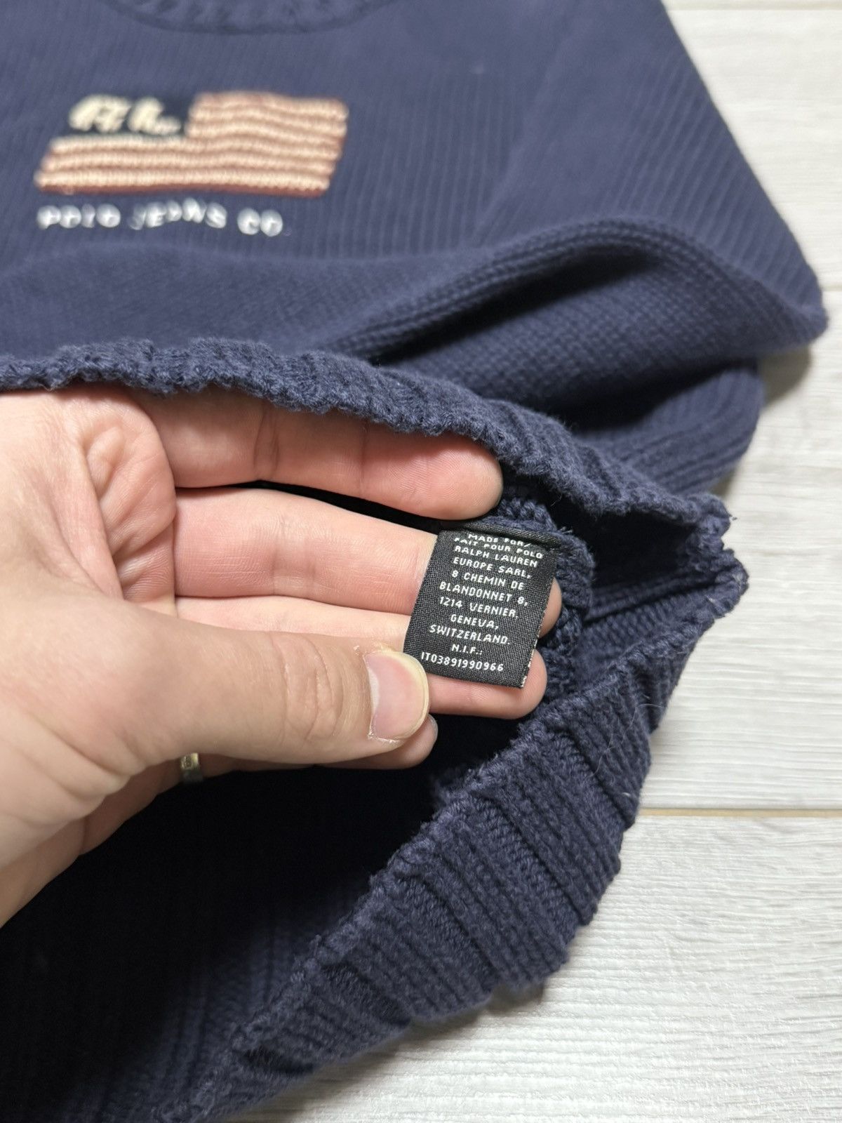 Polo Ralph Lauren Polo Ralph Lauren USA flag sweater knitted jeans Size S / US 4 / IT 40 - 6 Thumbnail