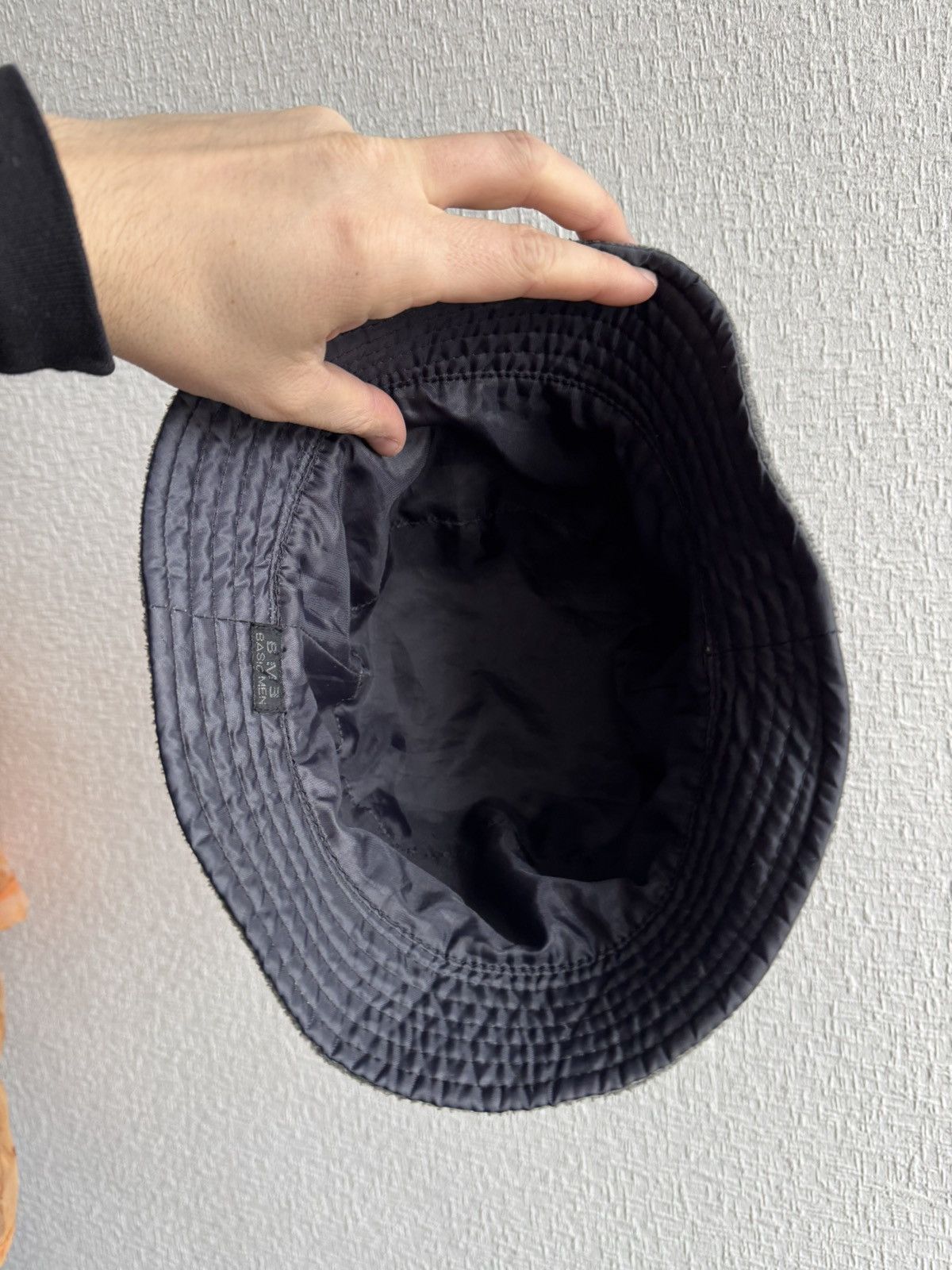 NO ID Two sided vintage basic bucket hat Size ONE SIZE - 4 Thumbnail