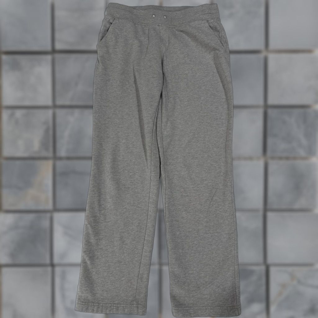 Vintage LL Bean Pants Women S Gray Sweatpants Cotton Polyester Fleece Pockets Pull On Size 28" / US 6 / IT 42 - 1 Thumbnail
